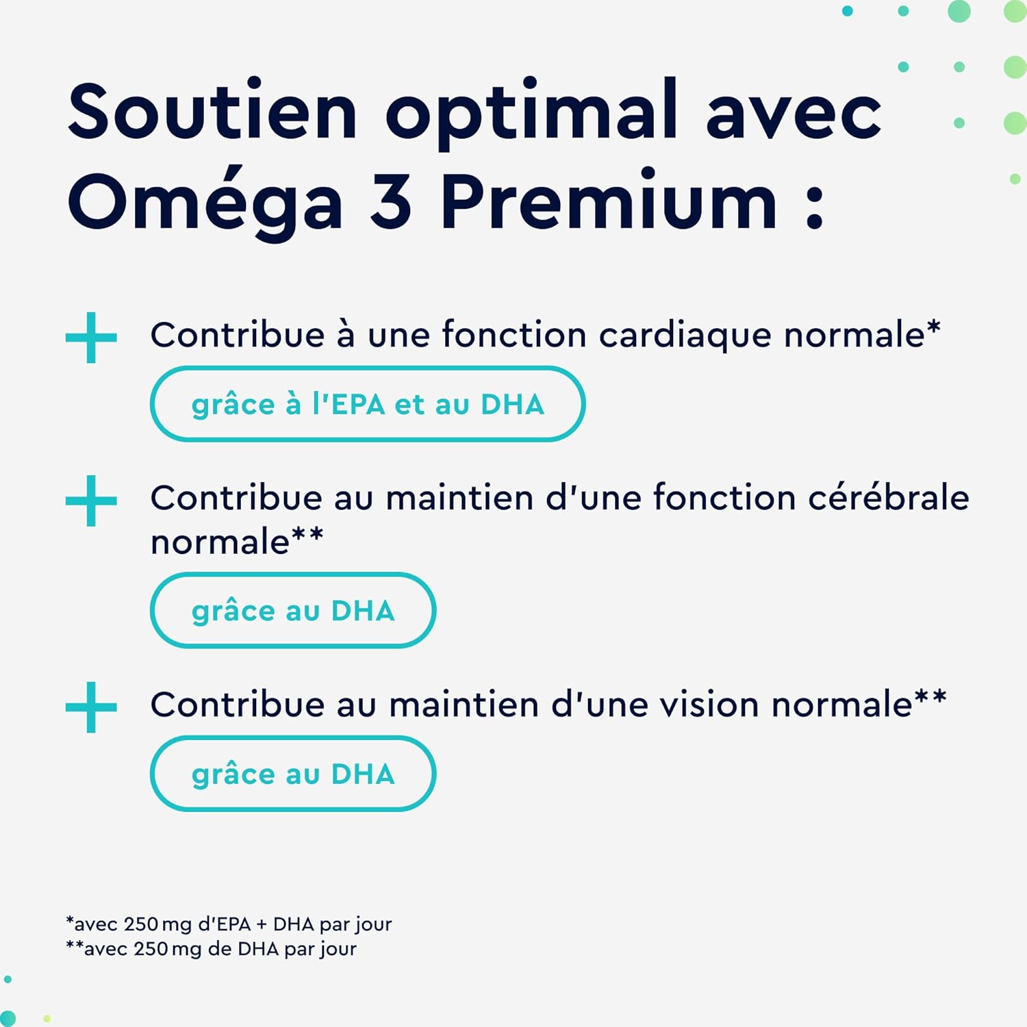 Detalle de Oméga 3 Huile de Poissons Sauvages 500 mg EPA