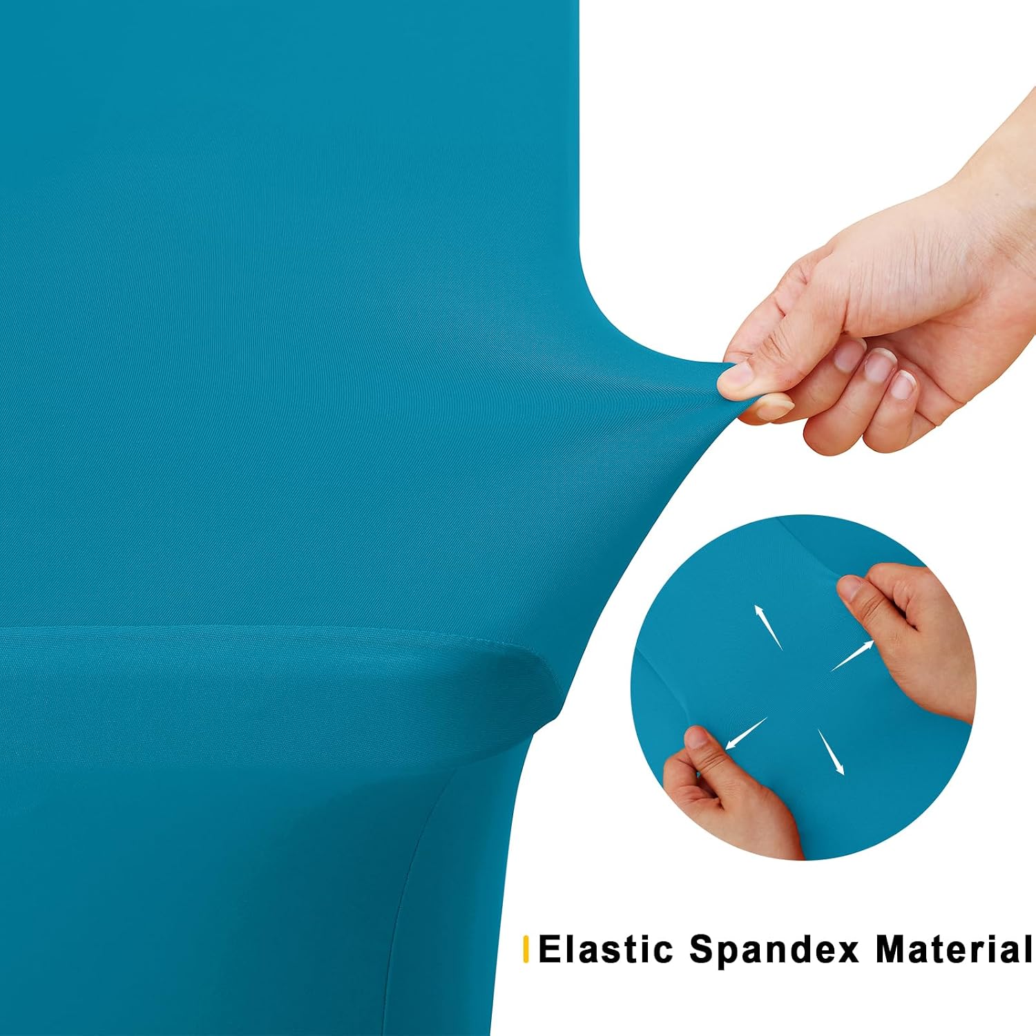 Detalle 2 de Smiry 2 Pack Spandex Table Cloth 72 in