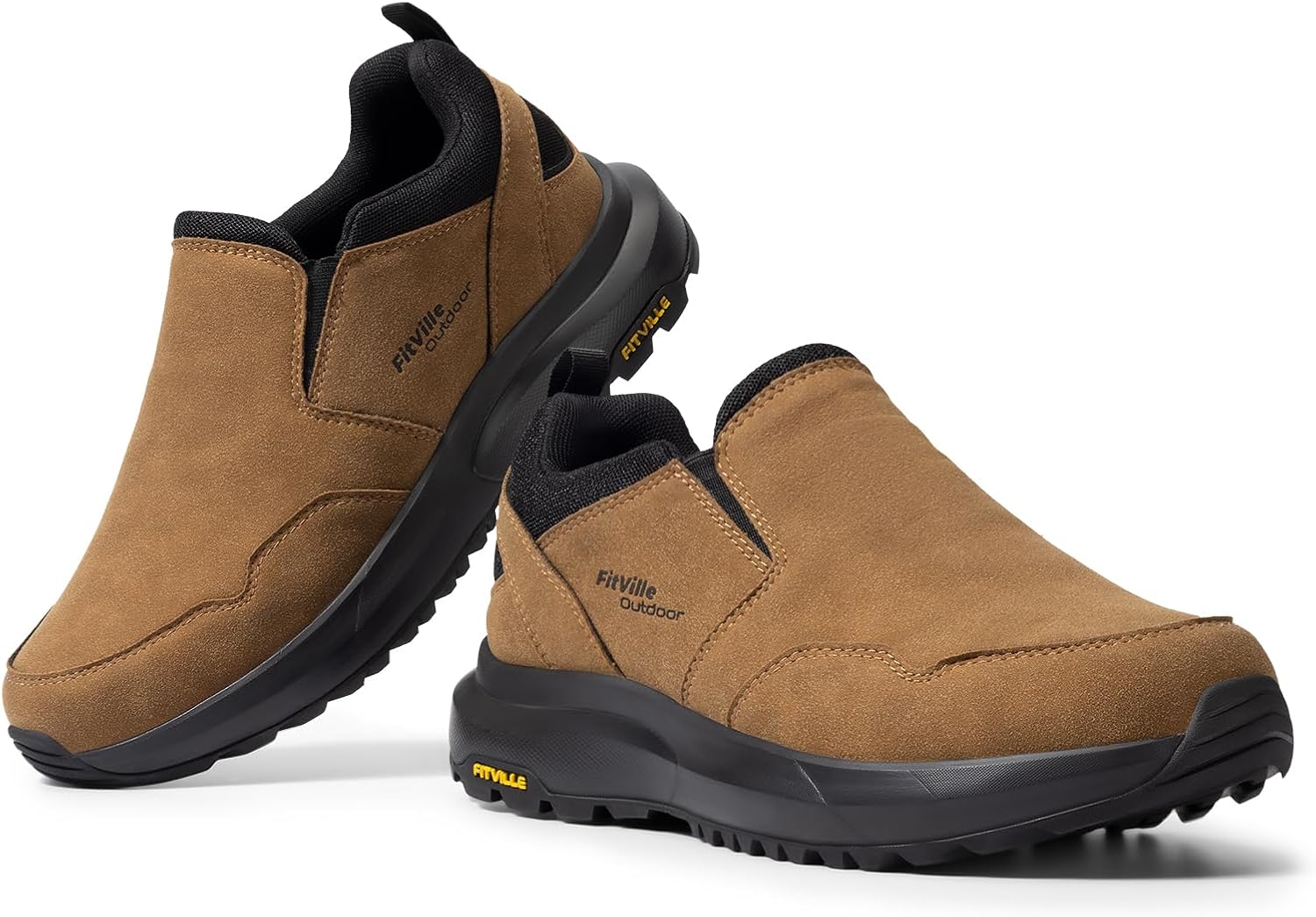 Detalle 2 de FitVille Scarpe Uomo Senza Lacci Pianta Larga