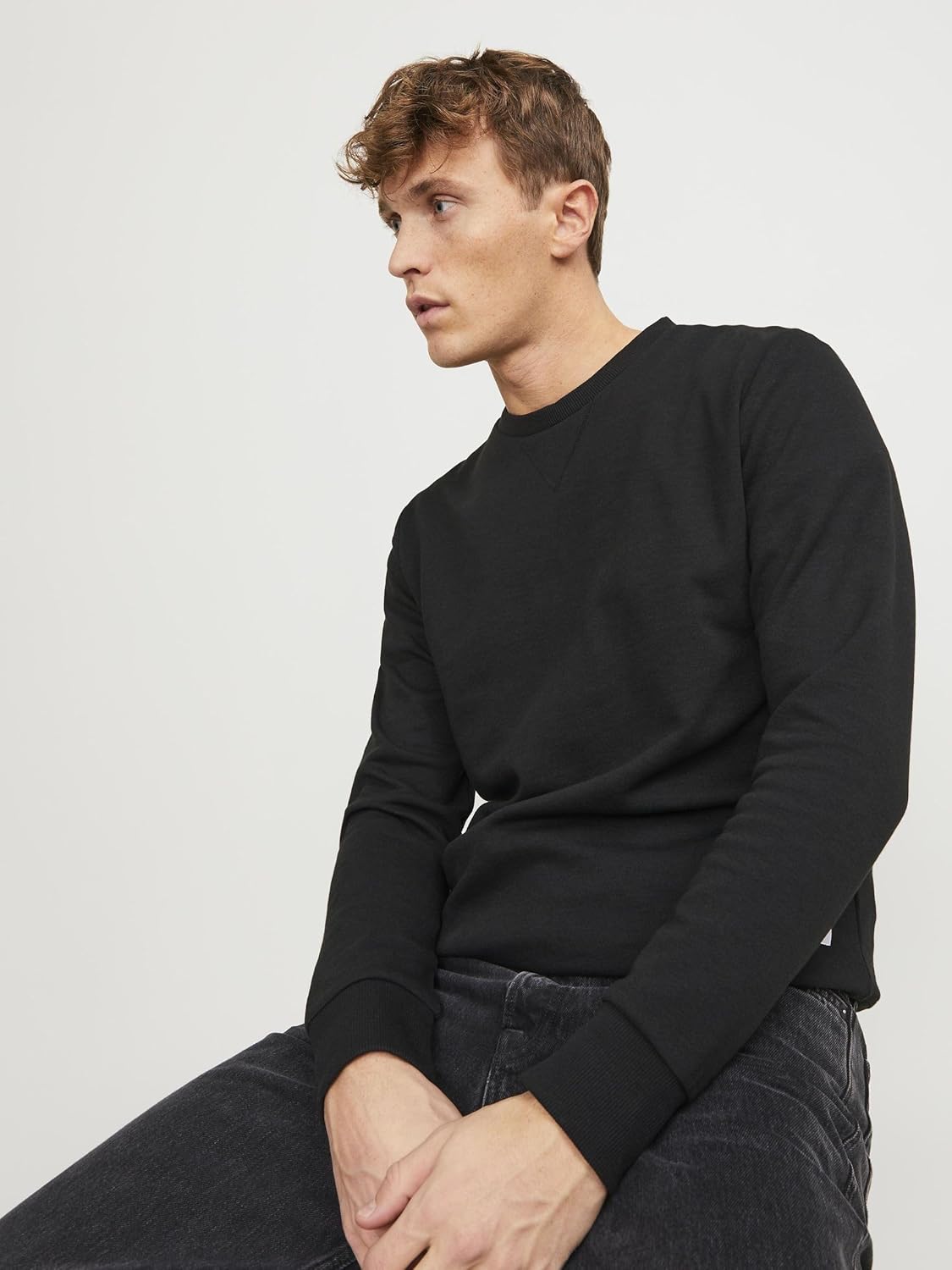 Thumbnail 6 de JACK & JONES Jjebasic Herren Sweatshirt mit Rundhalsausschnitt