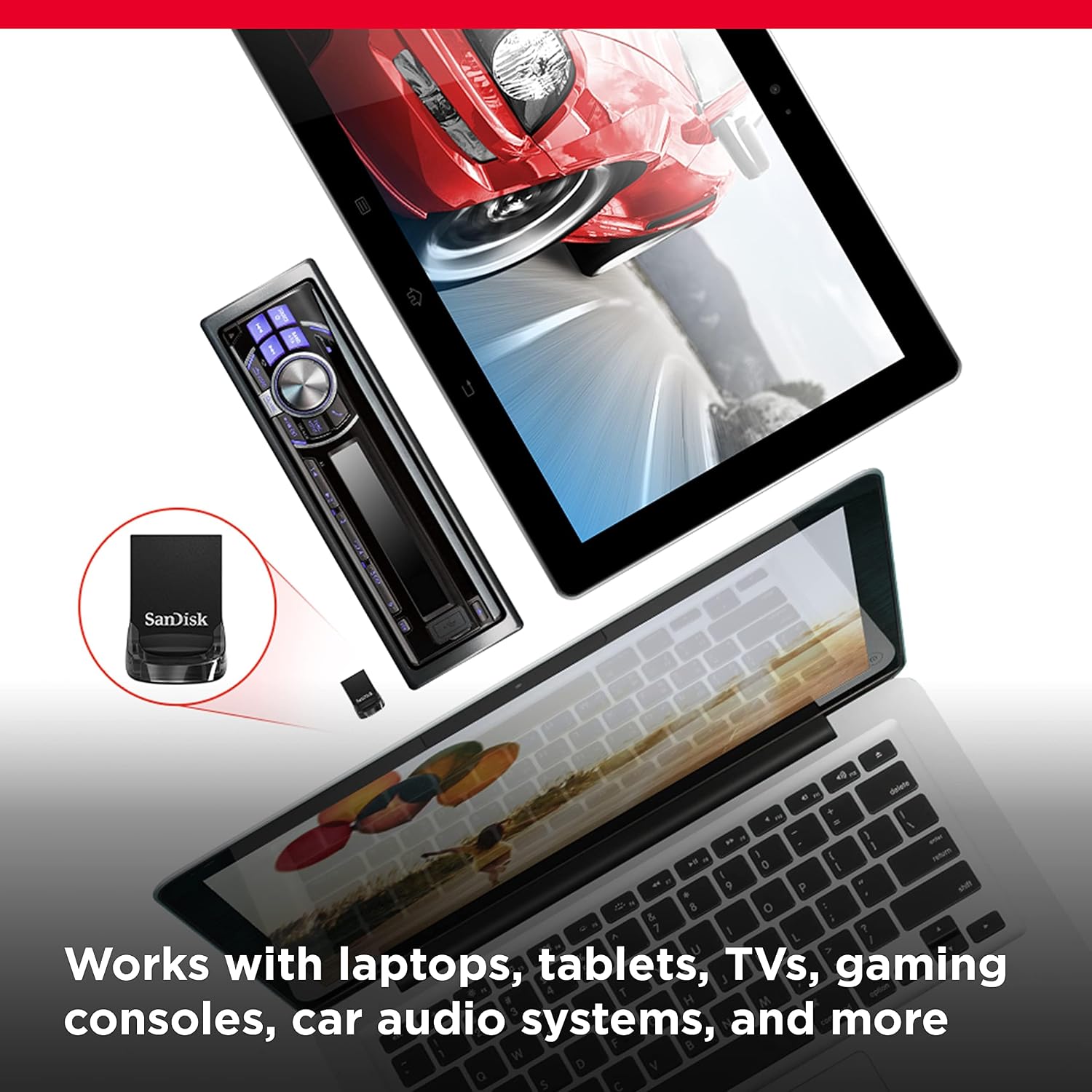 Thumbnail 2 de SanDisk Ultra Fit 128GB USB-A Flash Drive: Compact, Fast, and Practical