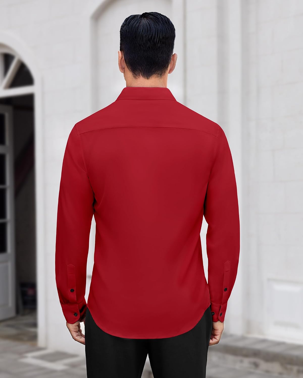 Detalle 2 de J.VER Herren-Hemd Langarm Stretch Regular Fit
