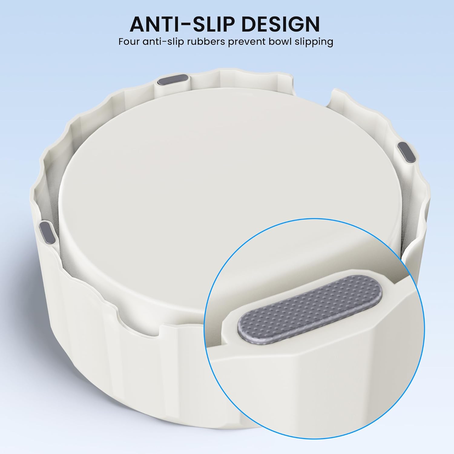 Thumbnail 3 de Non Spill Dog Water Bowl: Slow-Drink, Splash-Free 2L/70oz Pet Water Bowl for Dogs & Cats