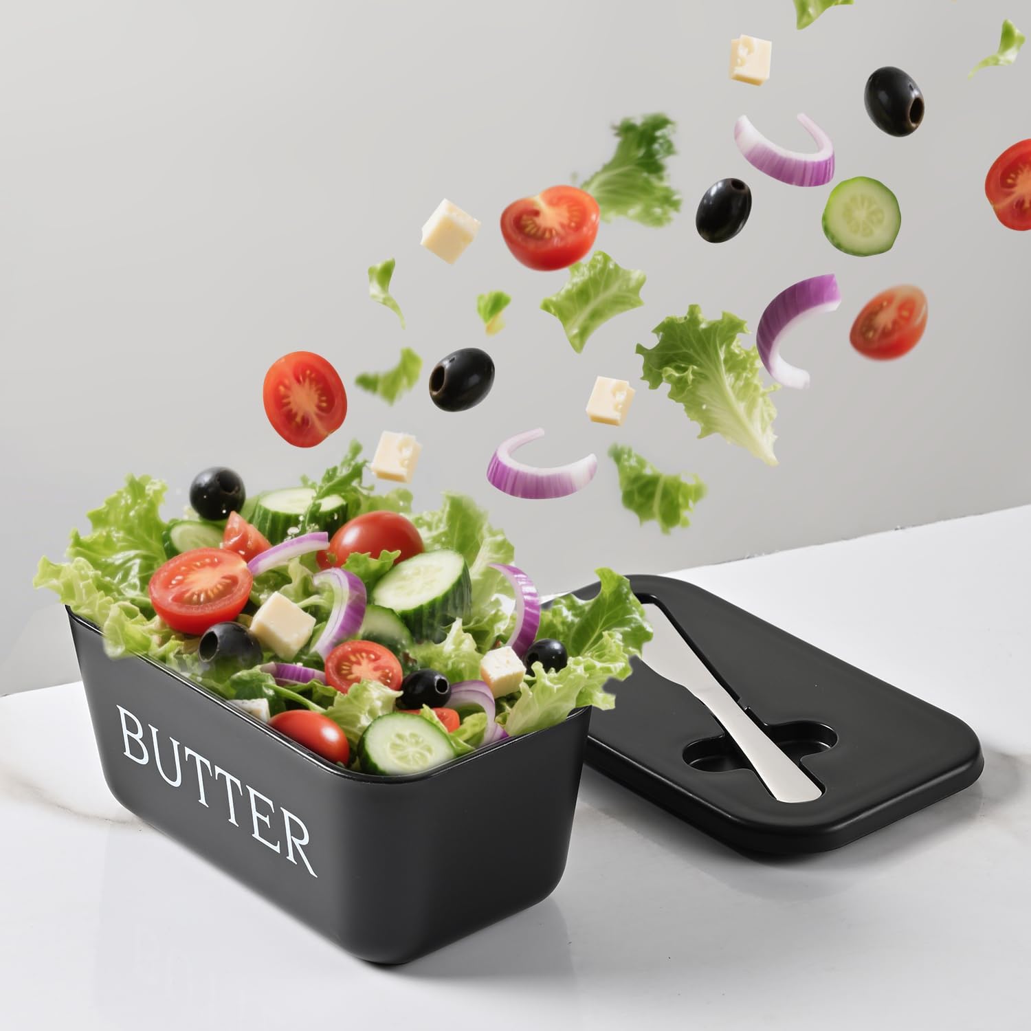 Detalle de Plastic Butter Dish with Lid
