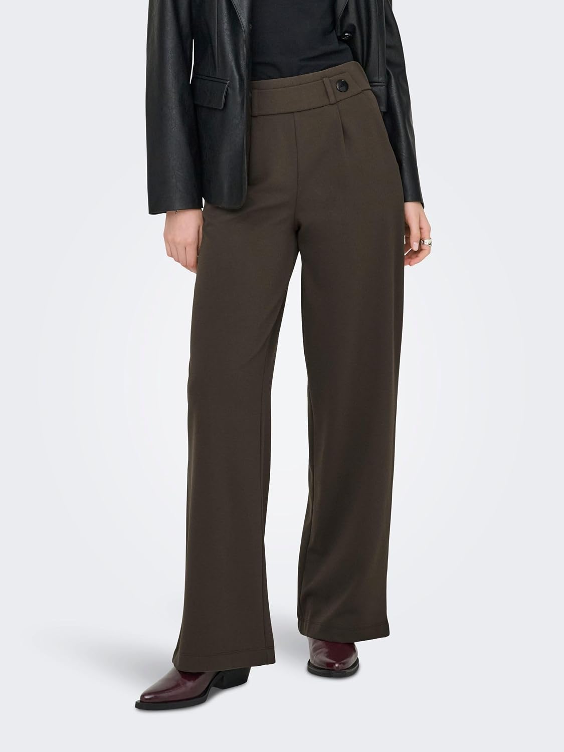 Detalle de JDY Damen Marlene Hose Weit Geschnitten – Schlupf, Culotte-Form