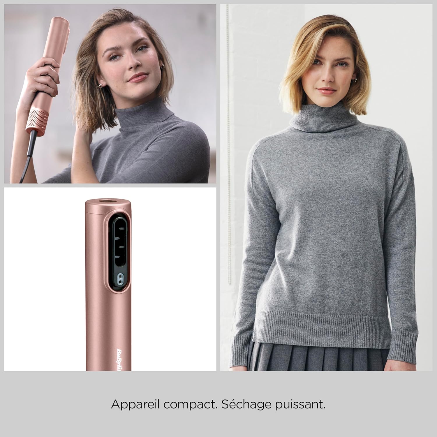 Thumbnail 2 de BaByliss Air Wand AS6556E, sèche-cheveux 4-en-1 avec diffuseur et vanity case offert