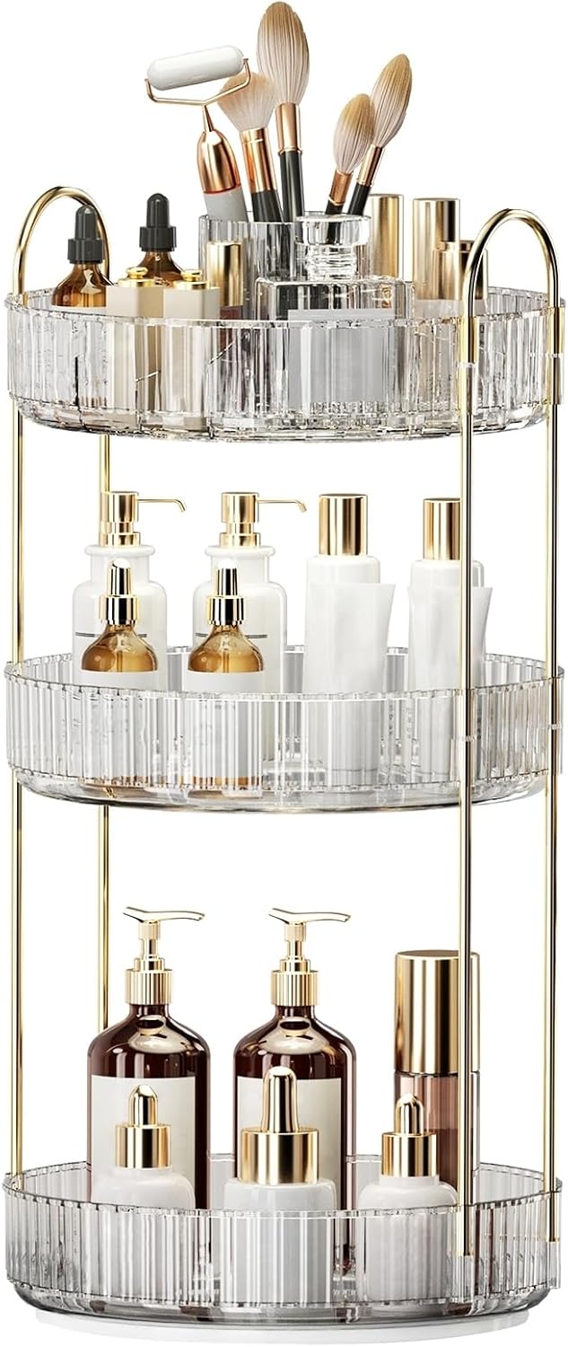 Oifecsie 360° Rotating Makeup Organizer