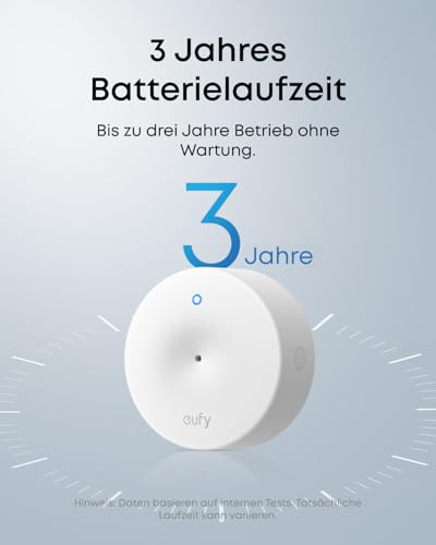 Detalle 2 de eufy Glasbruchsensor E10 – zuverlässige KI-Erkennung mit EU-HomeBase-Anforderung