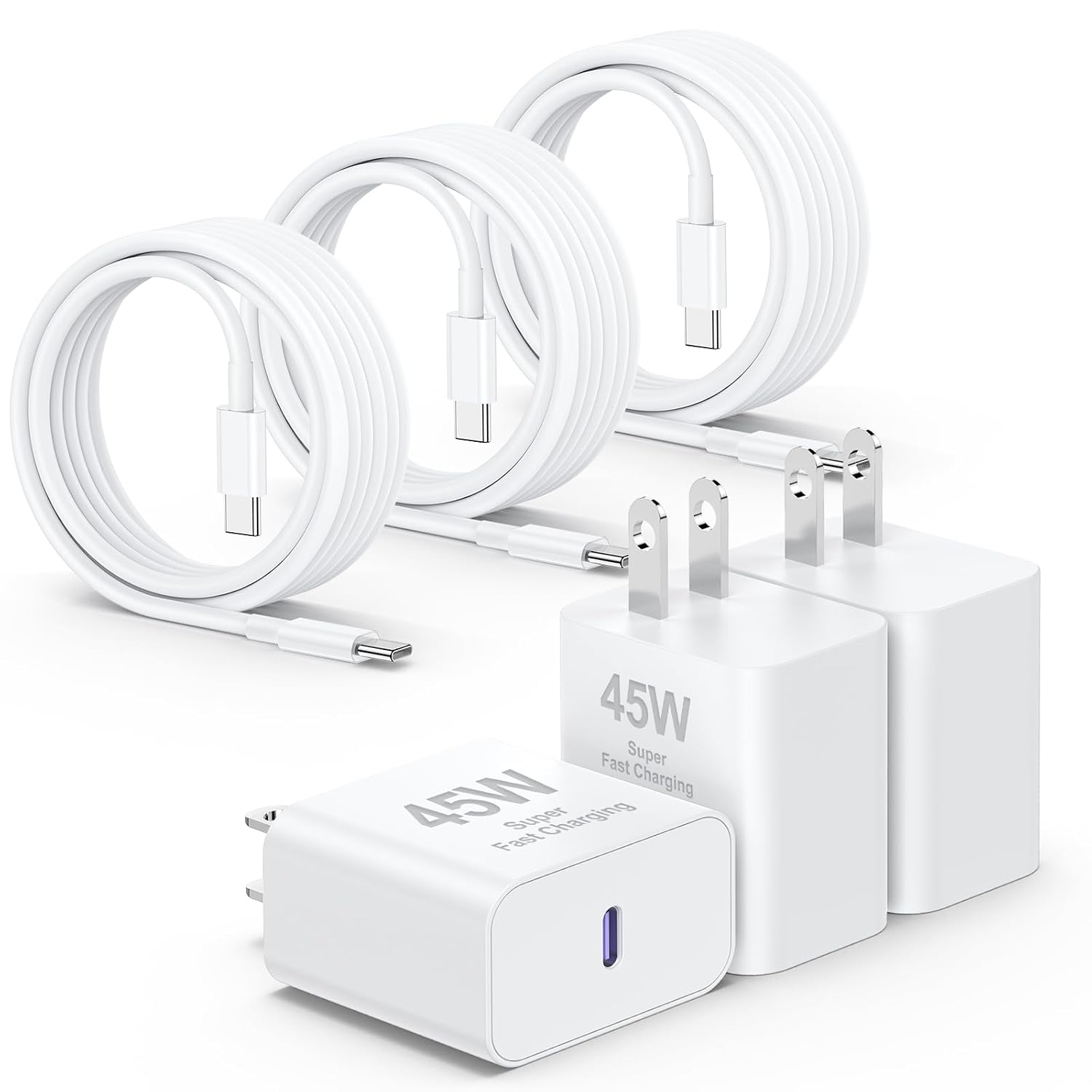 Detalle de iPhone 17 Air 45W Fast USB‑C Charger 6FT Cable