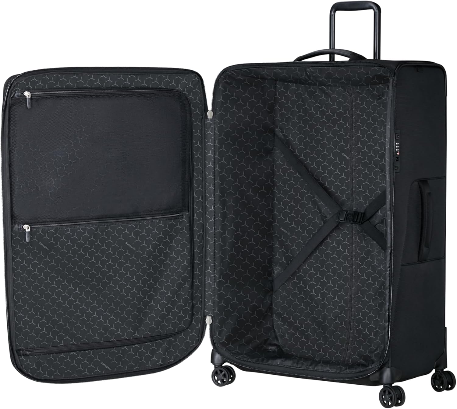 Detalle de Samsonite Spark SNG Eco - Valise Souple 82 cm, 4 Roues, TSA, Extensible et Éco-responsable