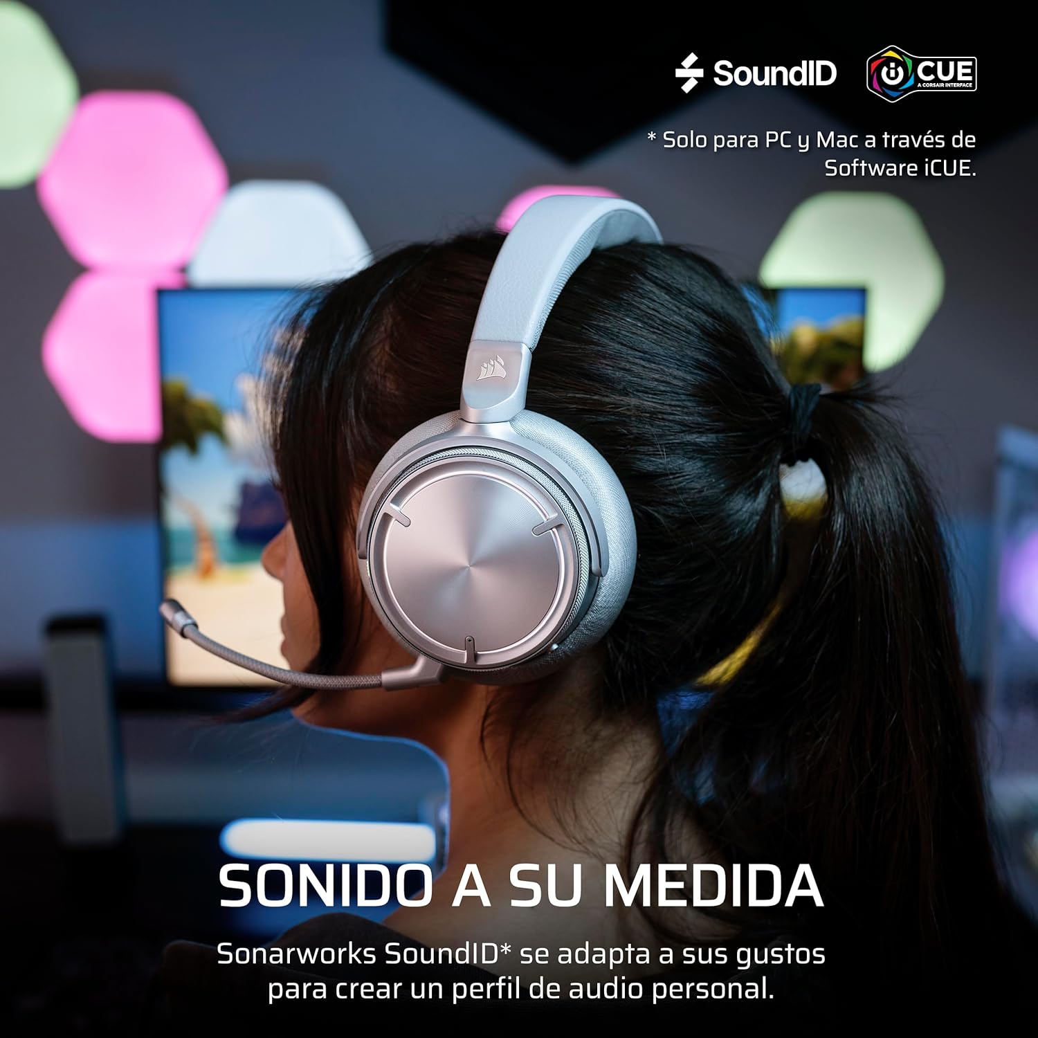 Thumbnail 4 de Corsair Virtuoso MAX: Auriculares Gaming Inalámbricos 🎮 Con ANC