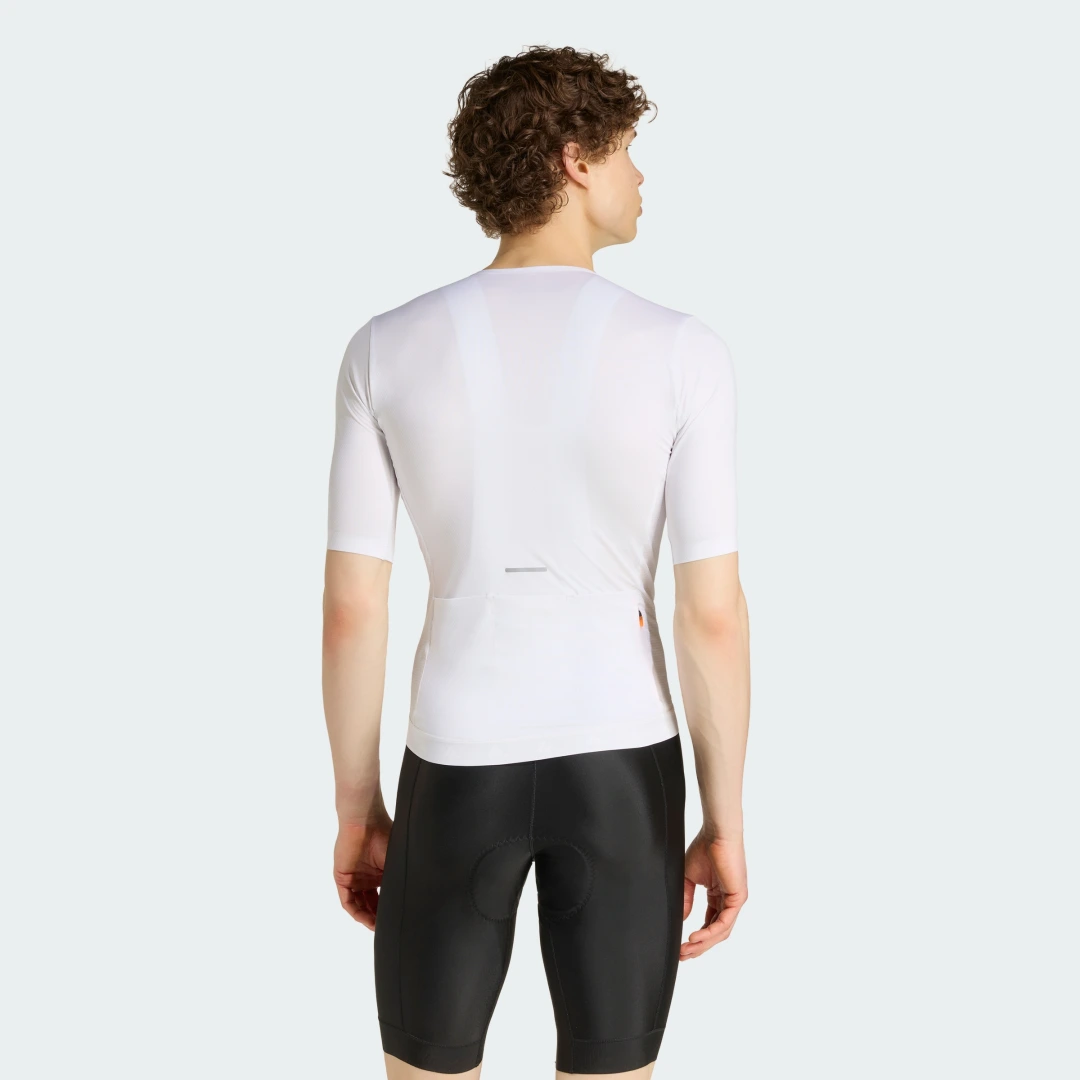 Thumbnail 1 de MAILLOT DE CICLISMO TEMPO de Adidas — blanco, pensado para entrenos y marchas