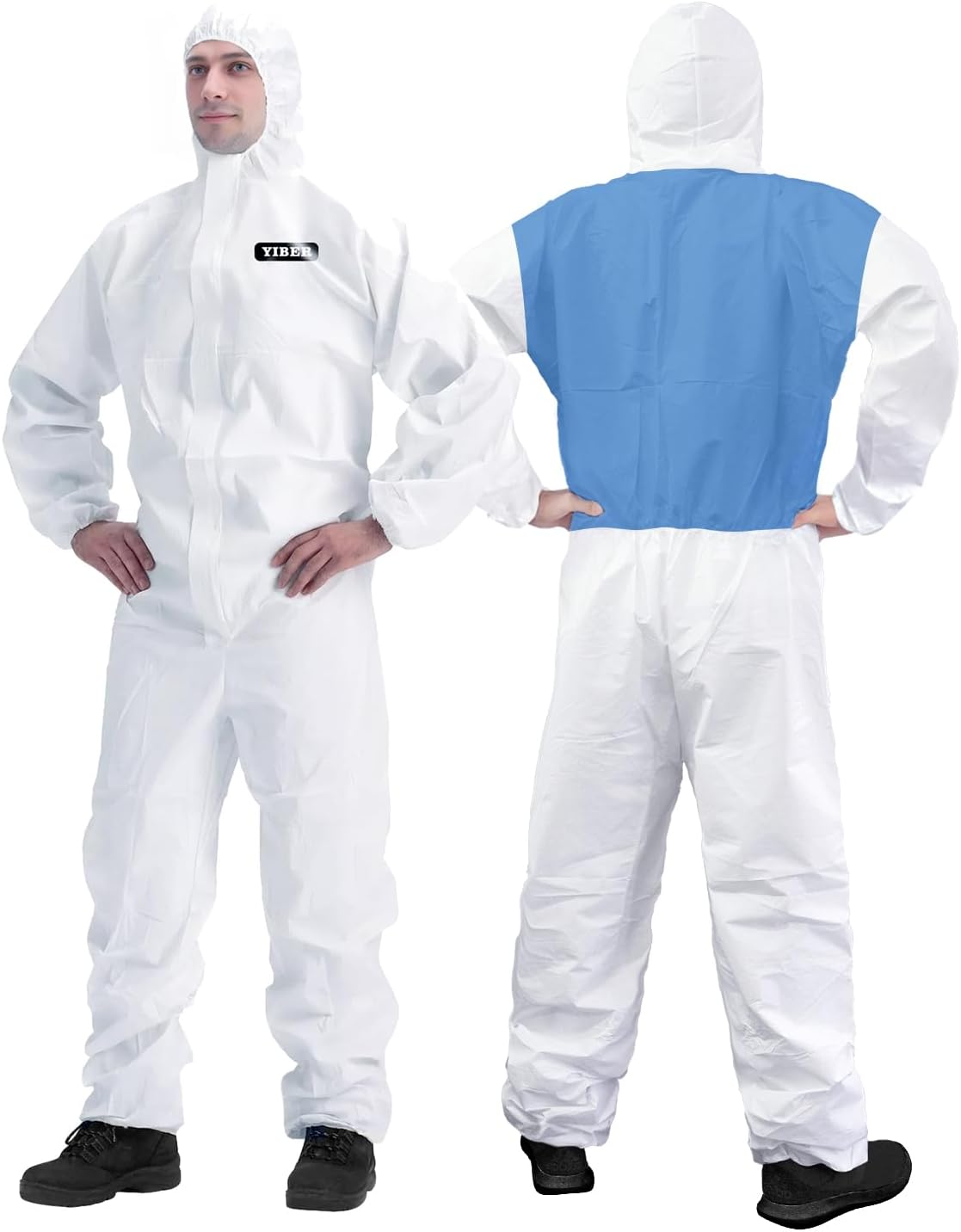 Detalle de YIBER Mono protector desechable Overol ventilado