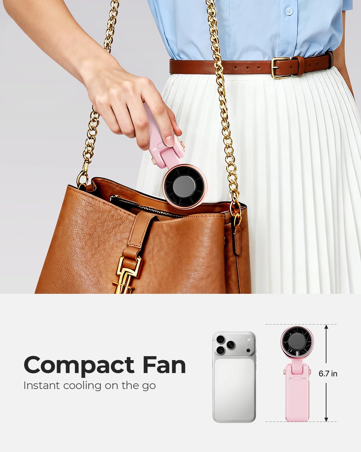 Thumbnail 5 de Bearwind Portable Handheld Turbo Fan 5 Gear