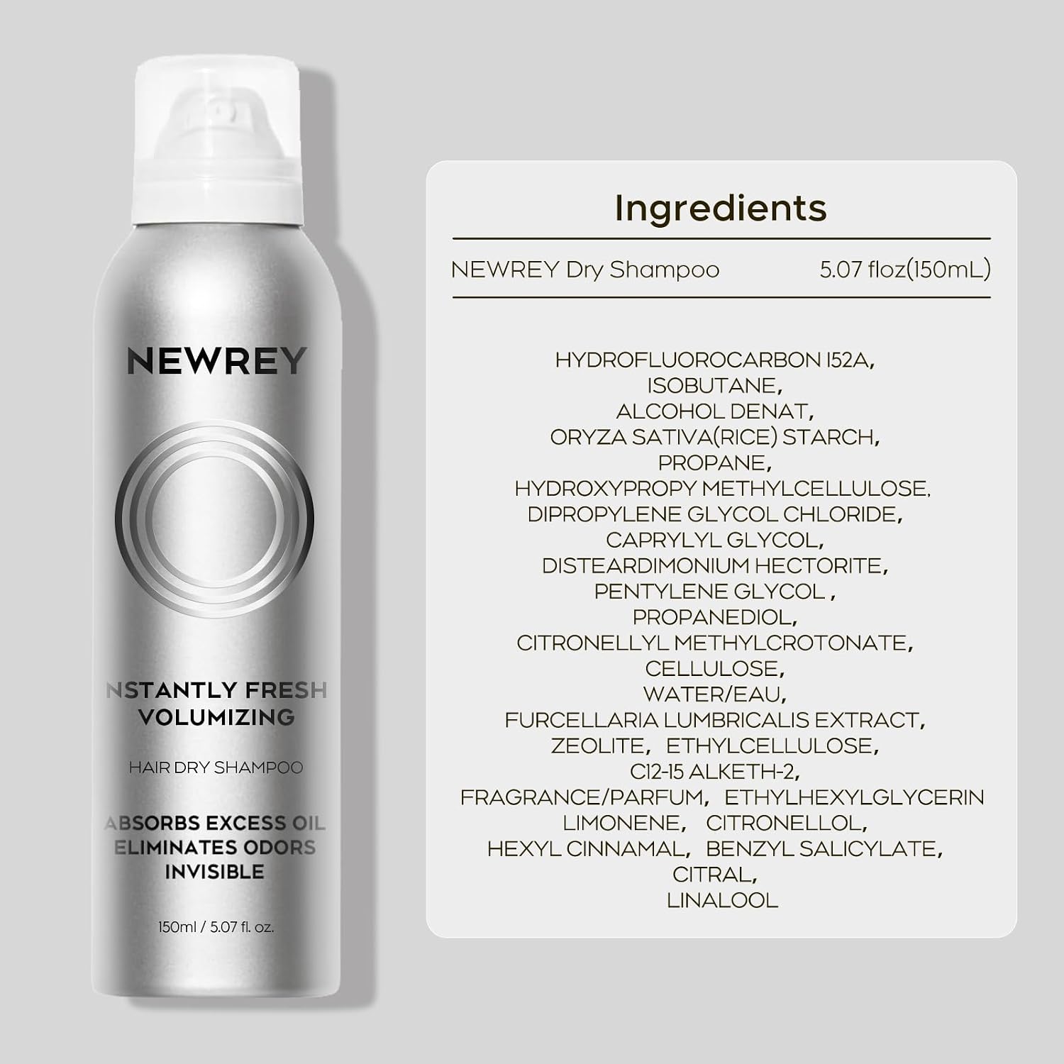 Thumbnail 4 de NEWREY Dry Shampoo Spray, 5.07 oz