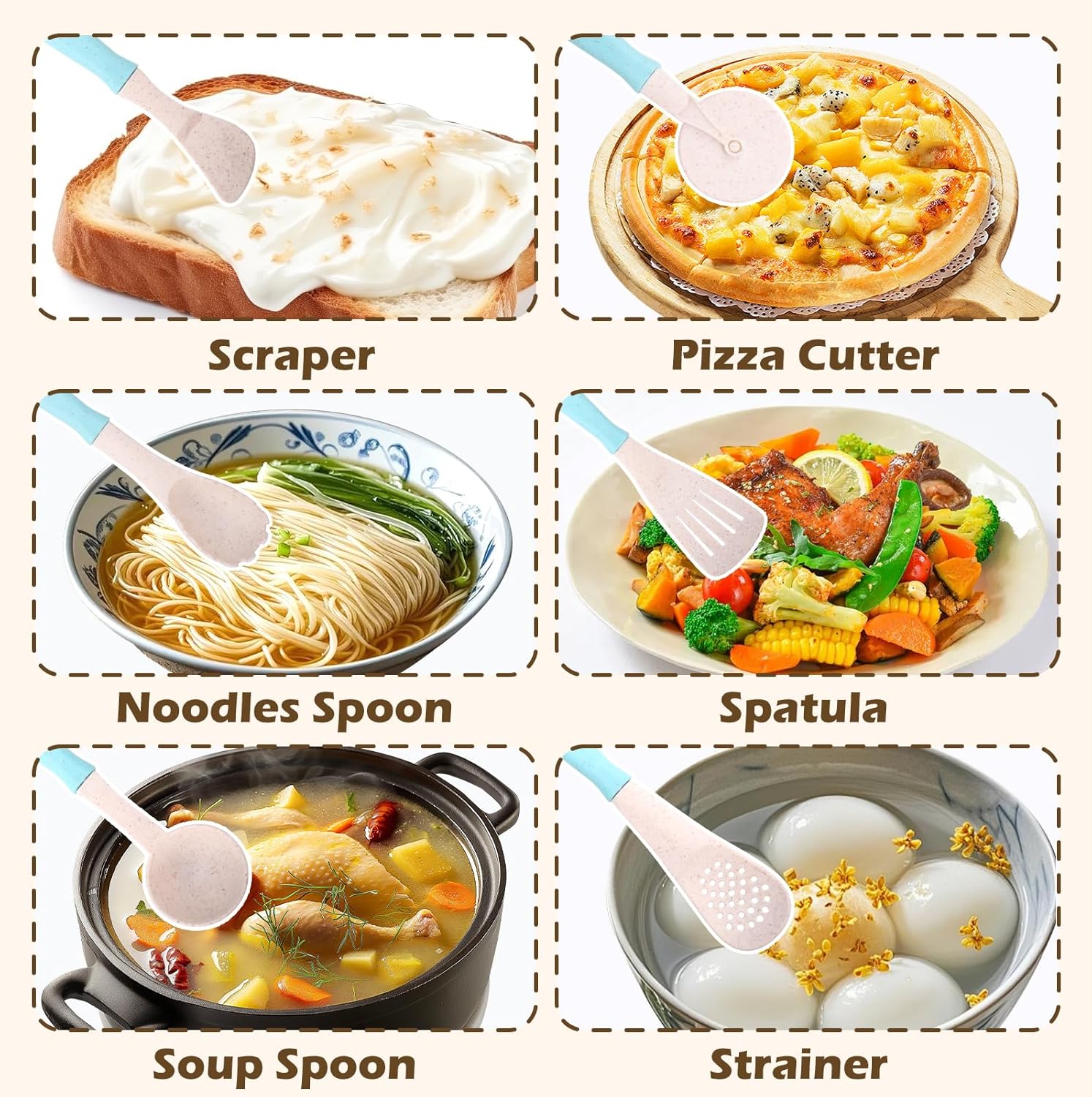 Thumbnail 3 de RUIDYA Kids Kitchen Accessories 61-piece Pretend Play Cutting Fruit & Cookware Set