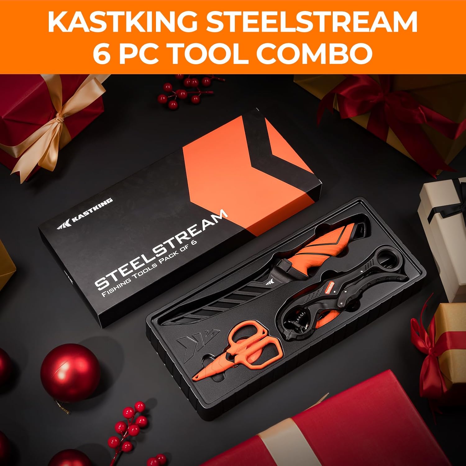Thumbnail 1 de KastKing SteelStream 6pc Fishing Tool Kit