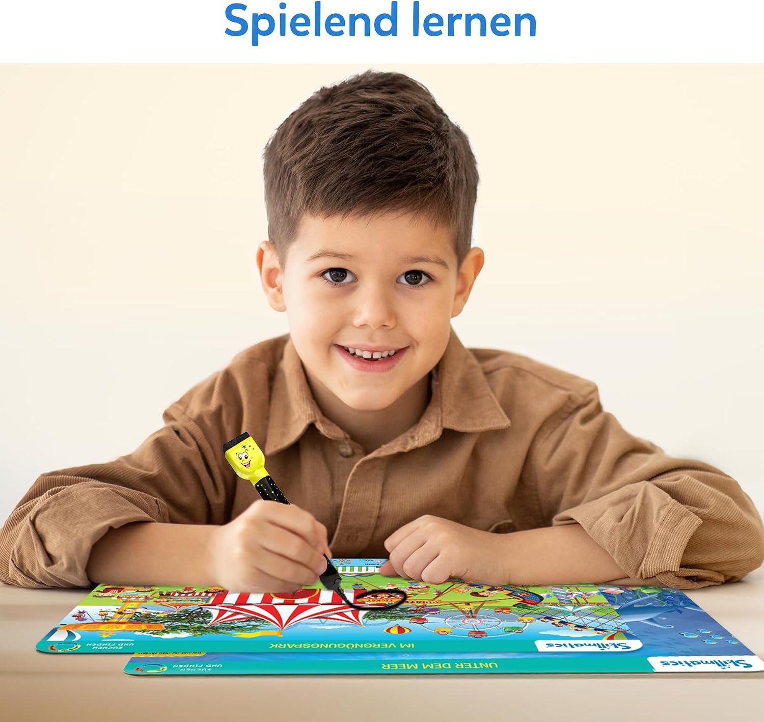 Detalle de Skillmatics Lernspiel – Suchen und Finden: Wiederverwendbare Aktivitätsmatten für Vorschulkinder (3–6 Jahre) mit 2 Stiften