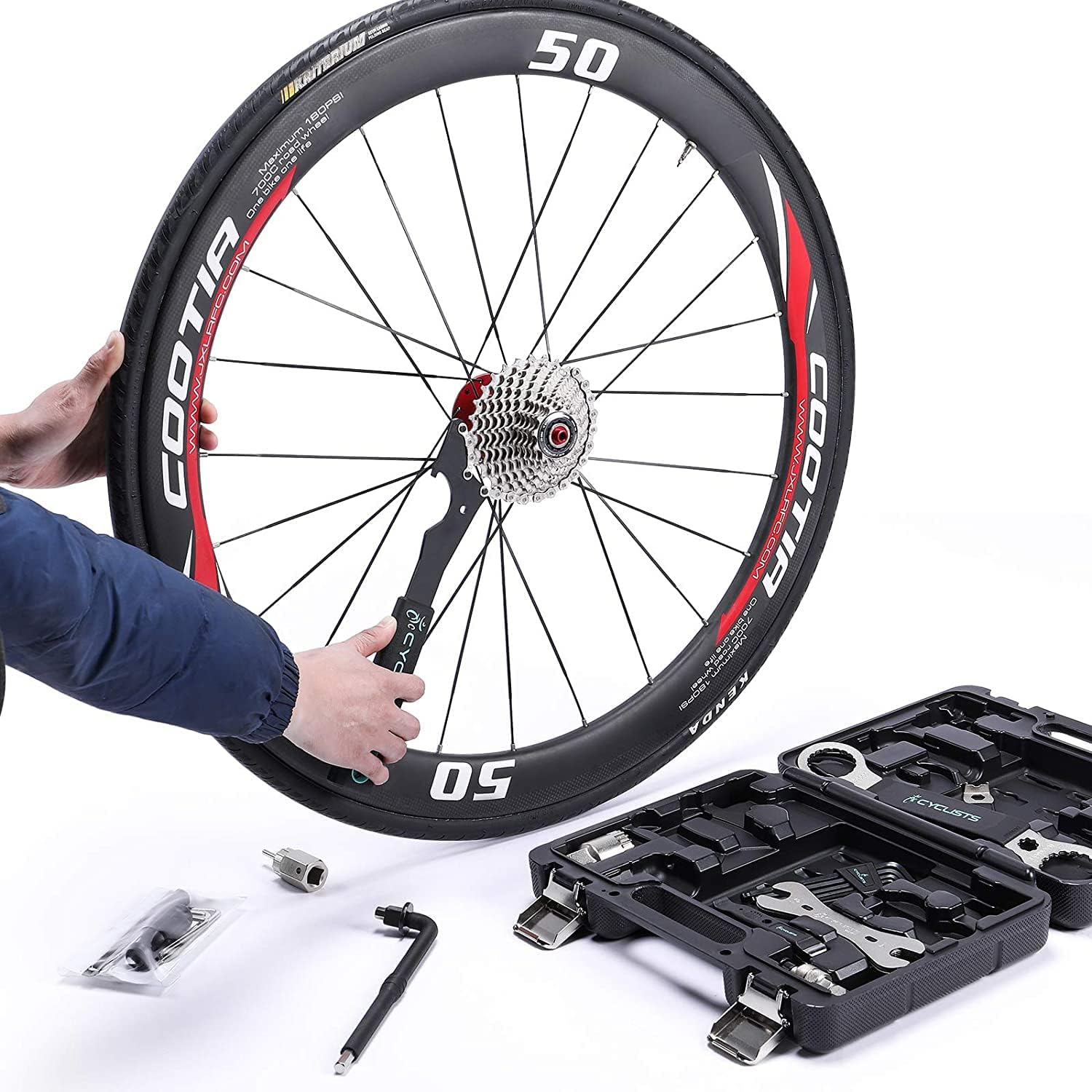 Detalle de cyclists Fahrrad Reparaturset 27-teilig