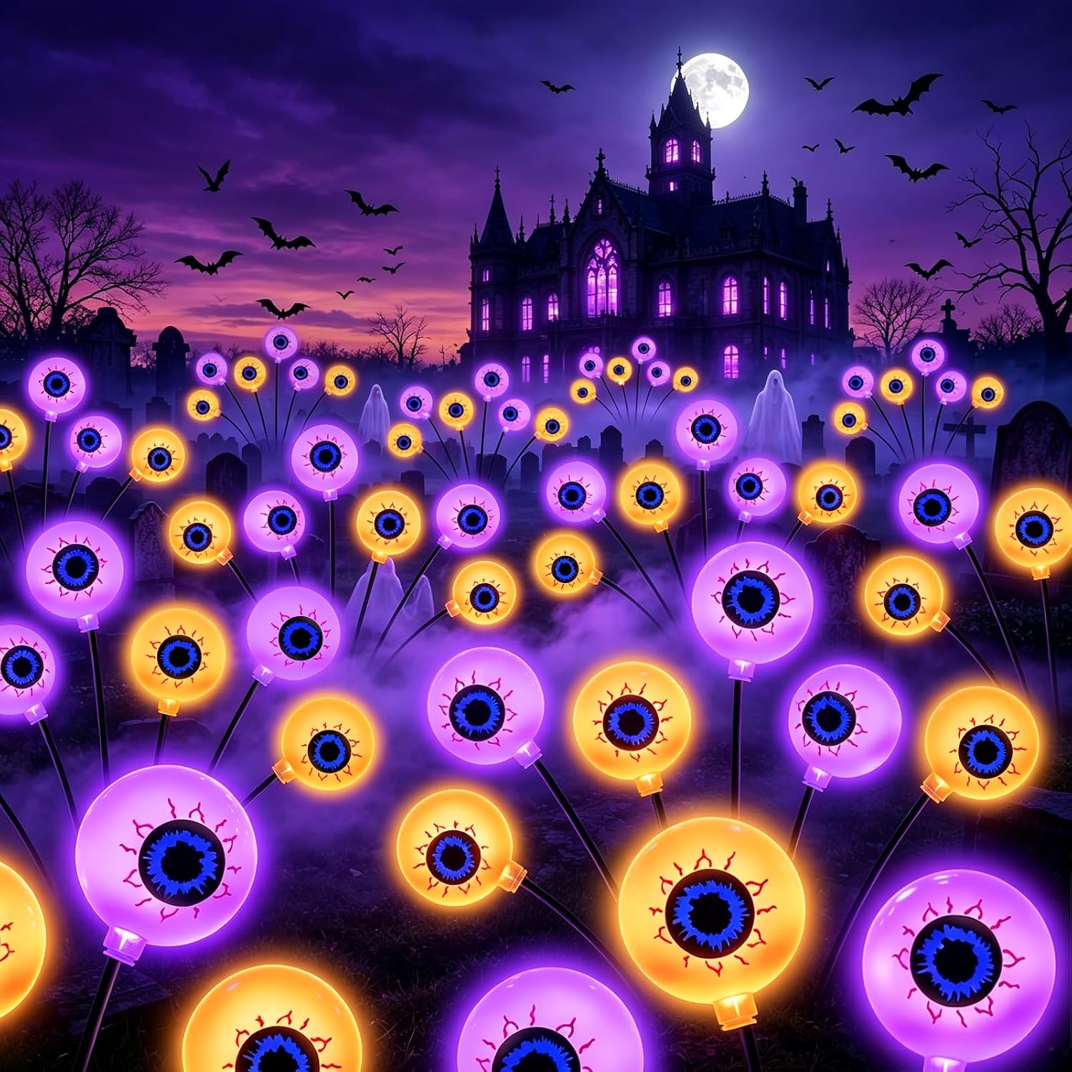Detalle de Halloween Solar Garden Lights 4-Pack