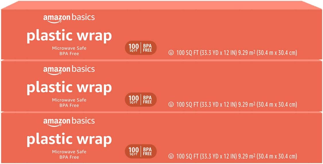 Thumbnail 6 de Amazon Basics Plastic Food Wrap, BPA Free, Microwavable, 200 Sq Ft (Pack of 1)