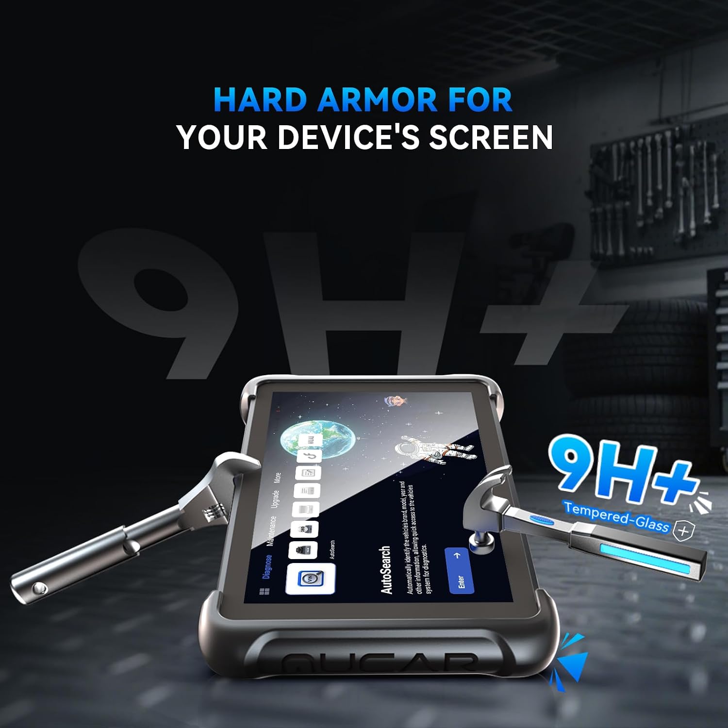 Thumbnail 2 de MUCAR Tempered Glass Screen Protector 9H