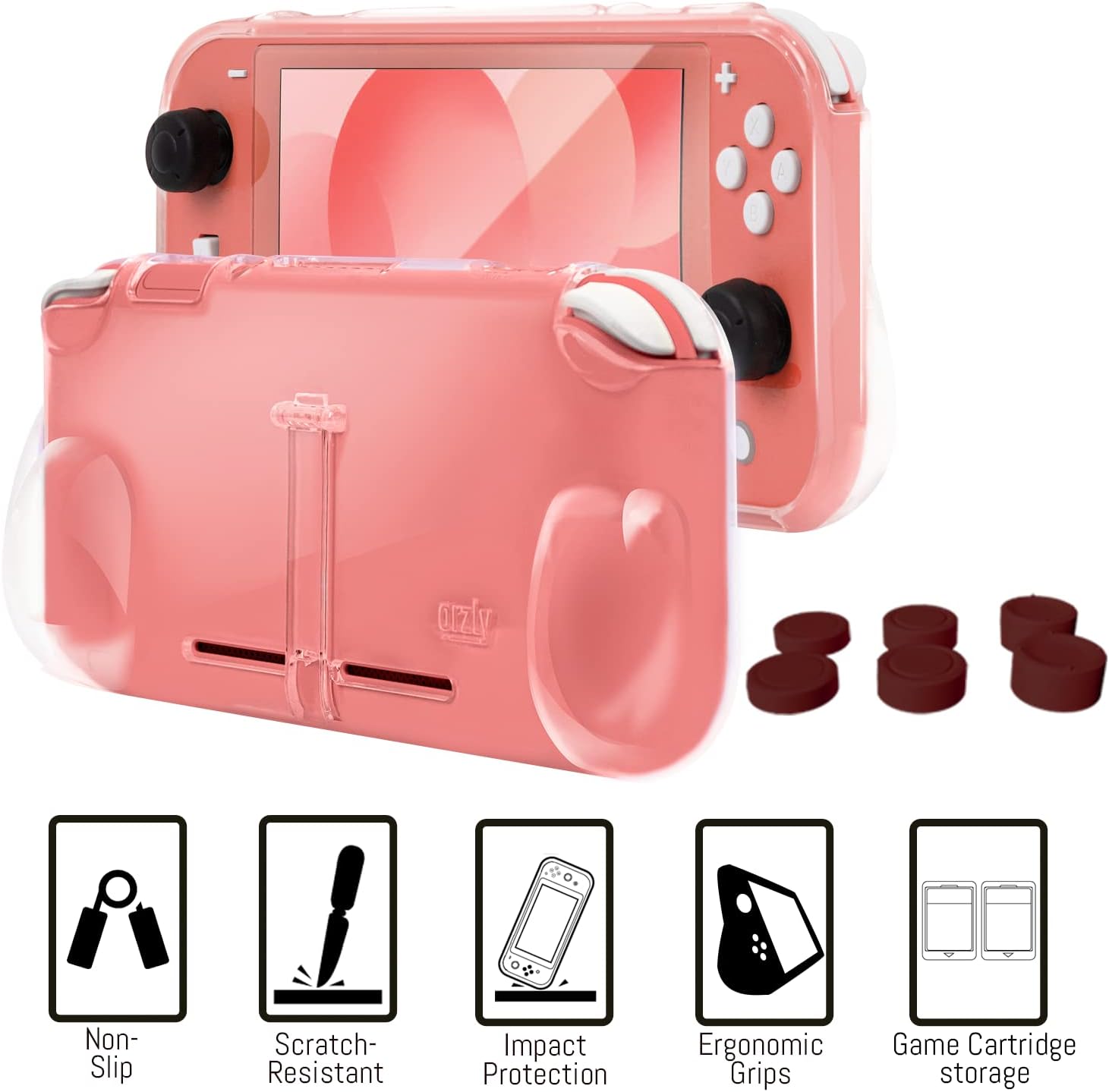 Thumbnail 5 de Orzly Switch Lite accessories bundle, coral
