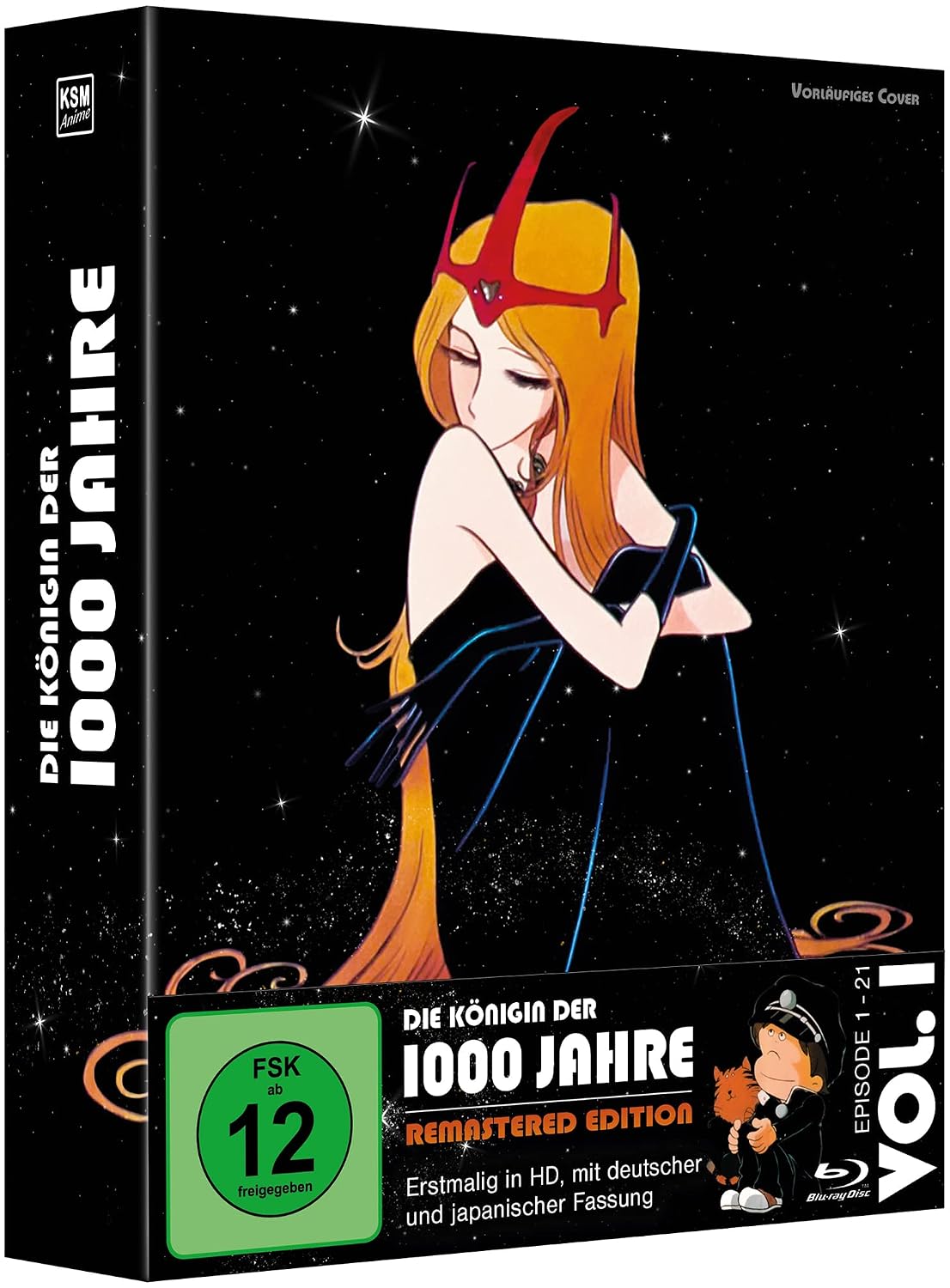 Detalle de Die Königin der tausend Jahre – Remastered Edition (Volume 1, Ep. 1–21) auf 4 Blu-rays von Plaion Pictures