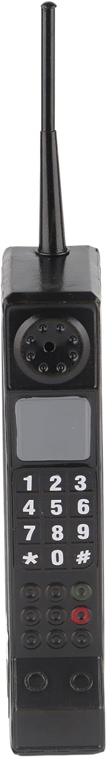 Thumbnail 2 de Old Fashioned Brick Mobile Phone Model (Black) – retro brick-style phone ornament for decor & photo props