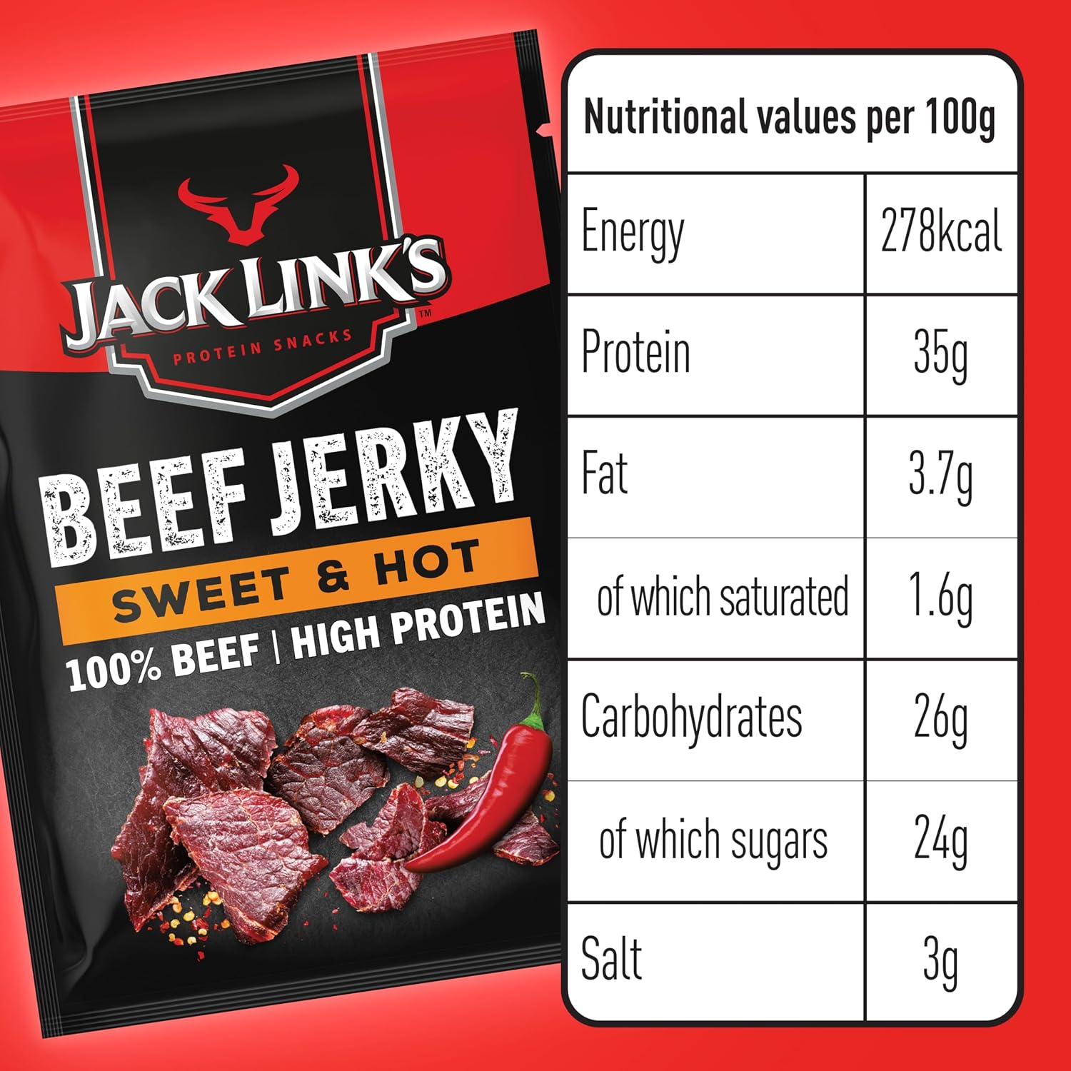 Thumbnail 5 de Jack Link's Beef Jerky Caso Misto 12x25g 🍖