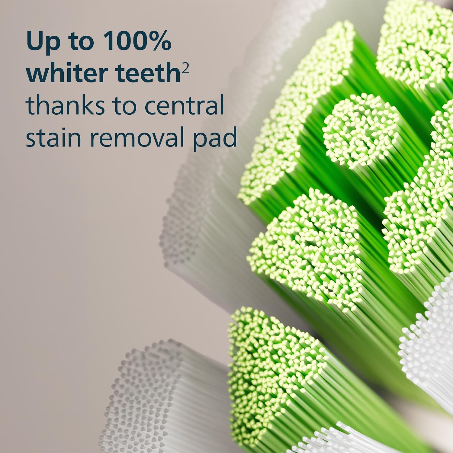 Detalle 2 de Philips Sonicare DiamondClean HX6062/90 Brush Heads, Black, 2-Pack