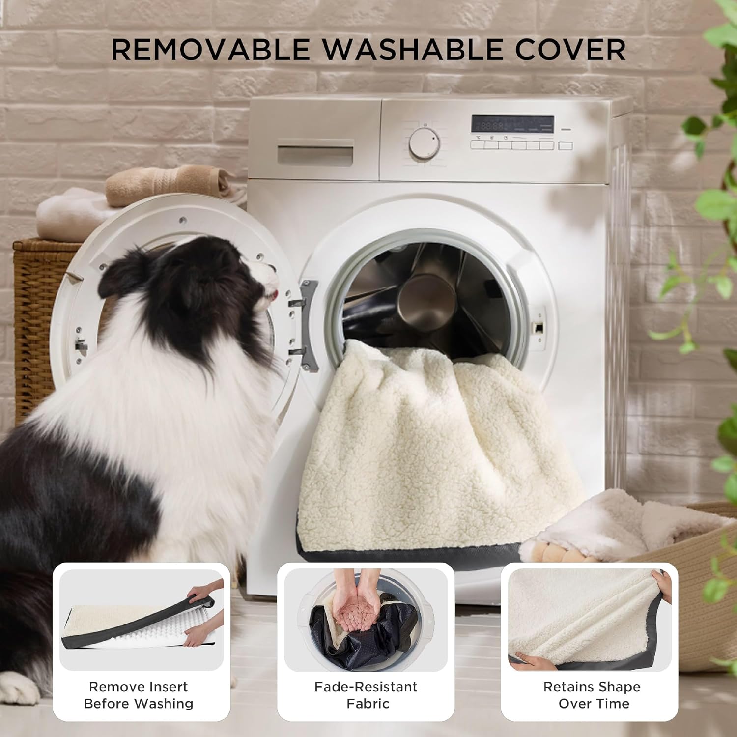 Detalle de Bedsure Dog Bed 36 x 27 in