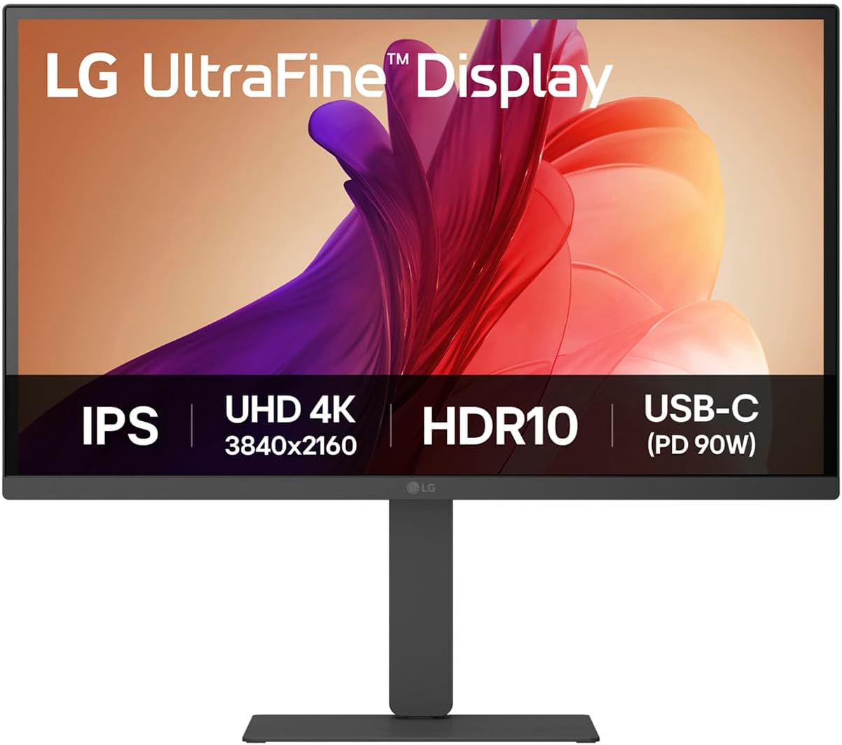 Detalle de LG Ultrafine 27U730A-B.AEU: 27 Zoll 4K IPS Monitor mit HDR10 und USB-C (90 W) – schwarz