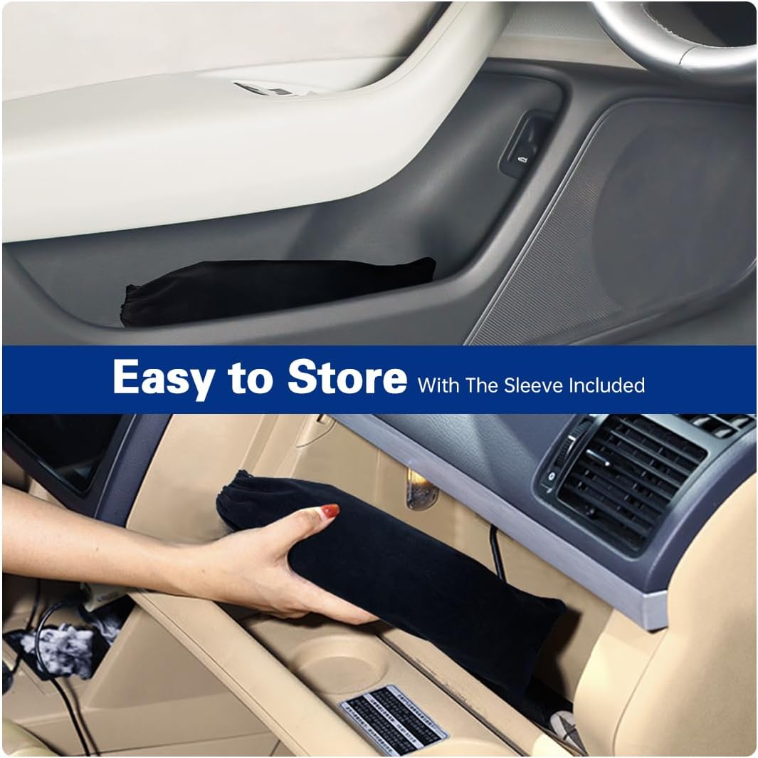 Thumbnail 3 de 2026 Windshield Sun Shade Umbrella — Foldable UV-Blocking Car Windshield Shade (57" x 33")