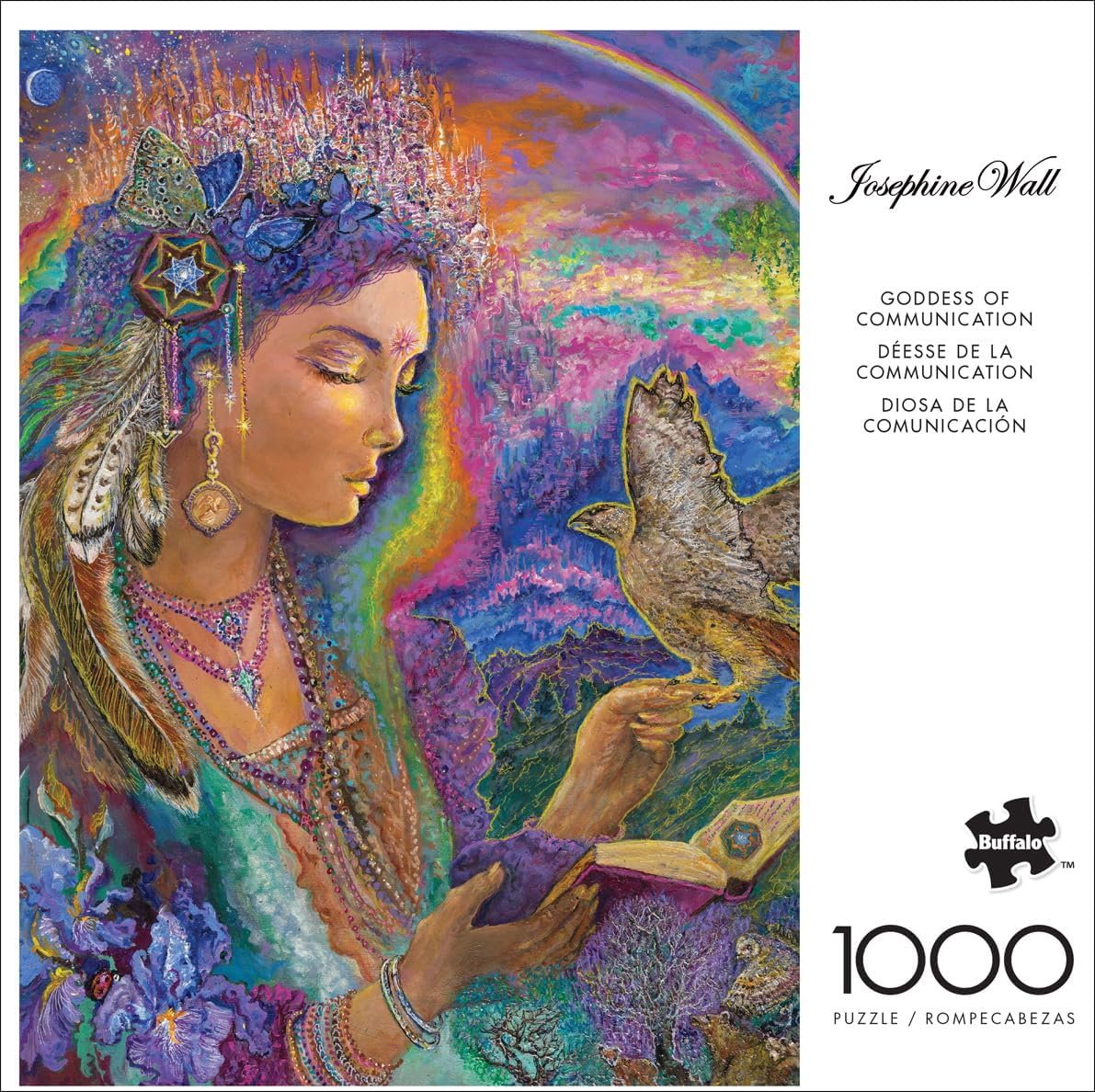 Thumbnail 2 de Buffalo Games Josephine Wall Goddess of Communication 1000 Piece Jigsaw Puzzle