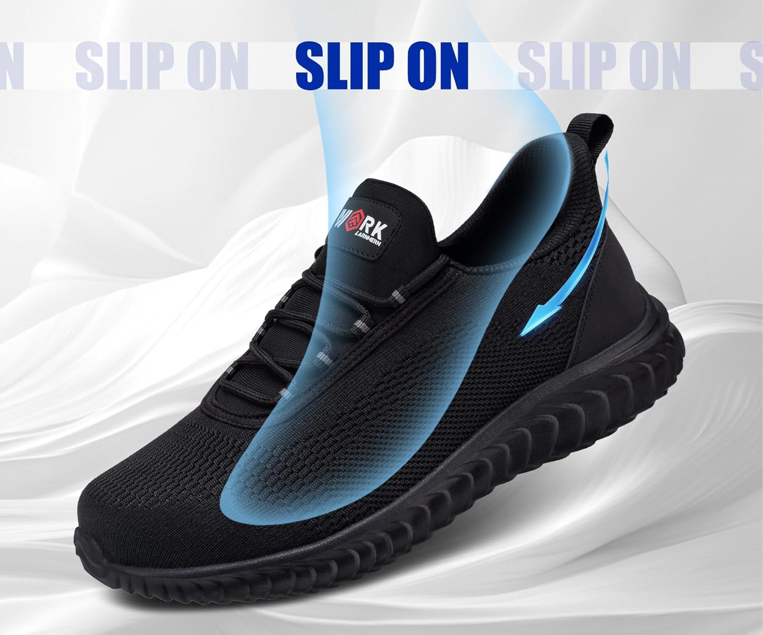 Thumbnail 6 de LARNMERN Sicherheitsschuhe 332 g Slip On