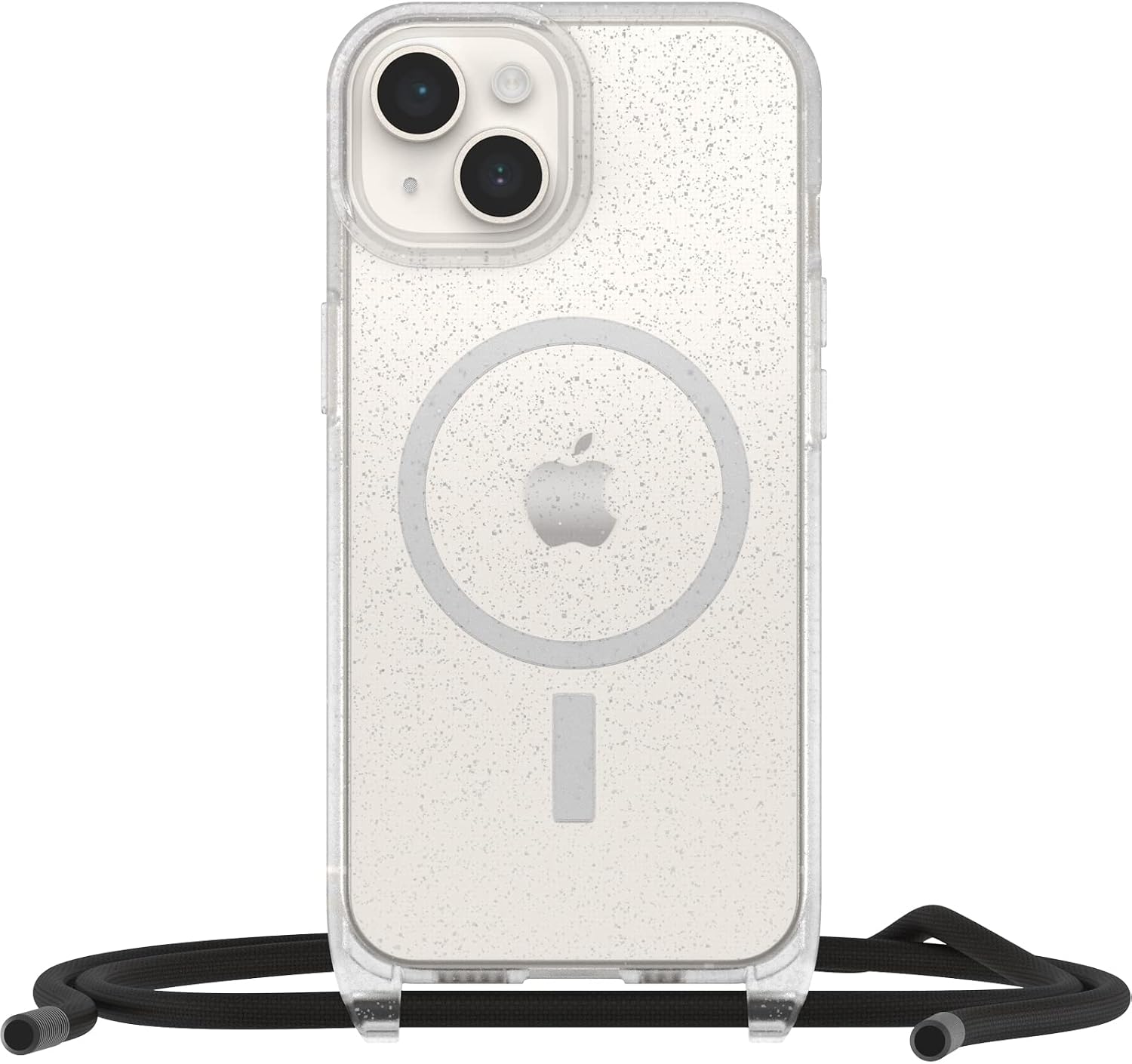 Detalle 2 de OtterBox React Necklace avec MagSafe — Coque mince et collier réglable pour iPhone 17e/16e/14 (Stardust)