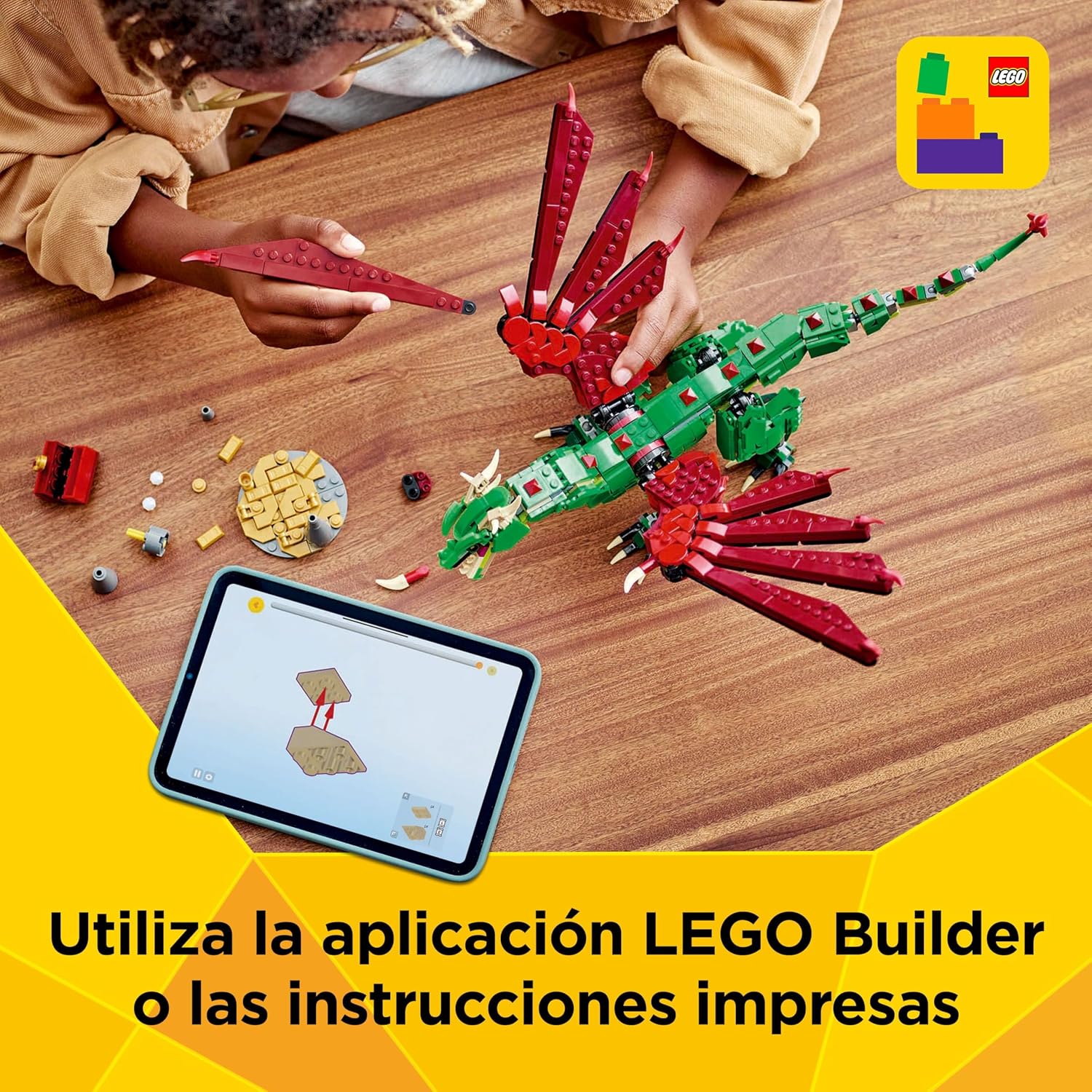 Thumbnail 5 de LEGO Creator 3 en 1 31161 Dragón medieval