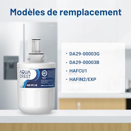 Thumbnail 2 de AQUA CREST Filtre Frigo Remplacement pour Samsung DA29-00003G – Pack 3