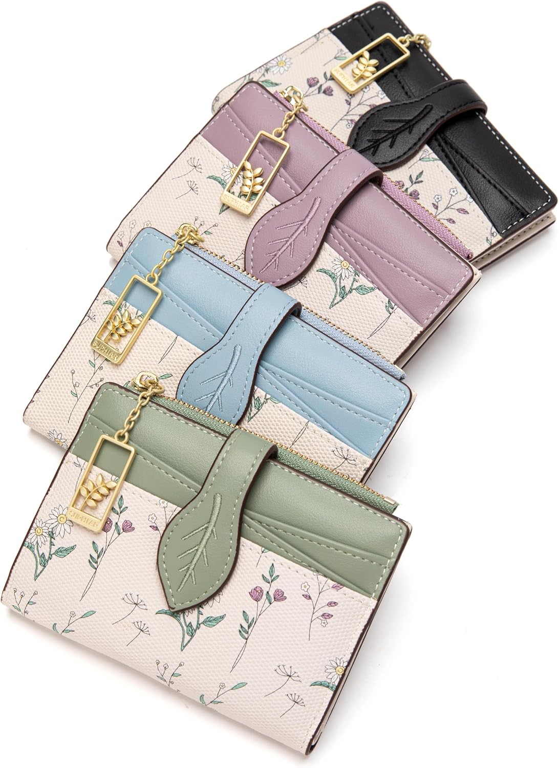 Thumbnail 6 de CHAOFANXI RFID wallet bifold, green