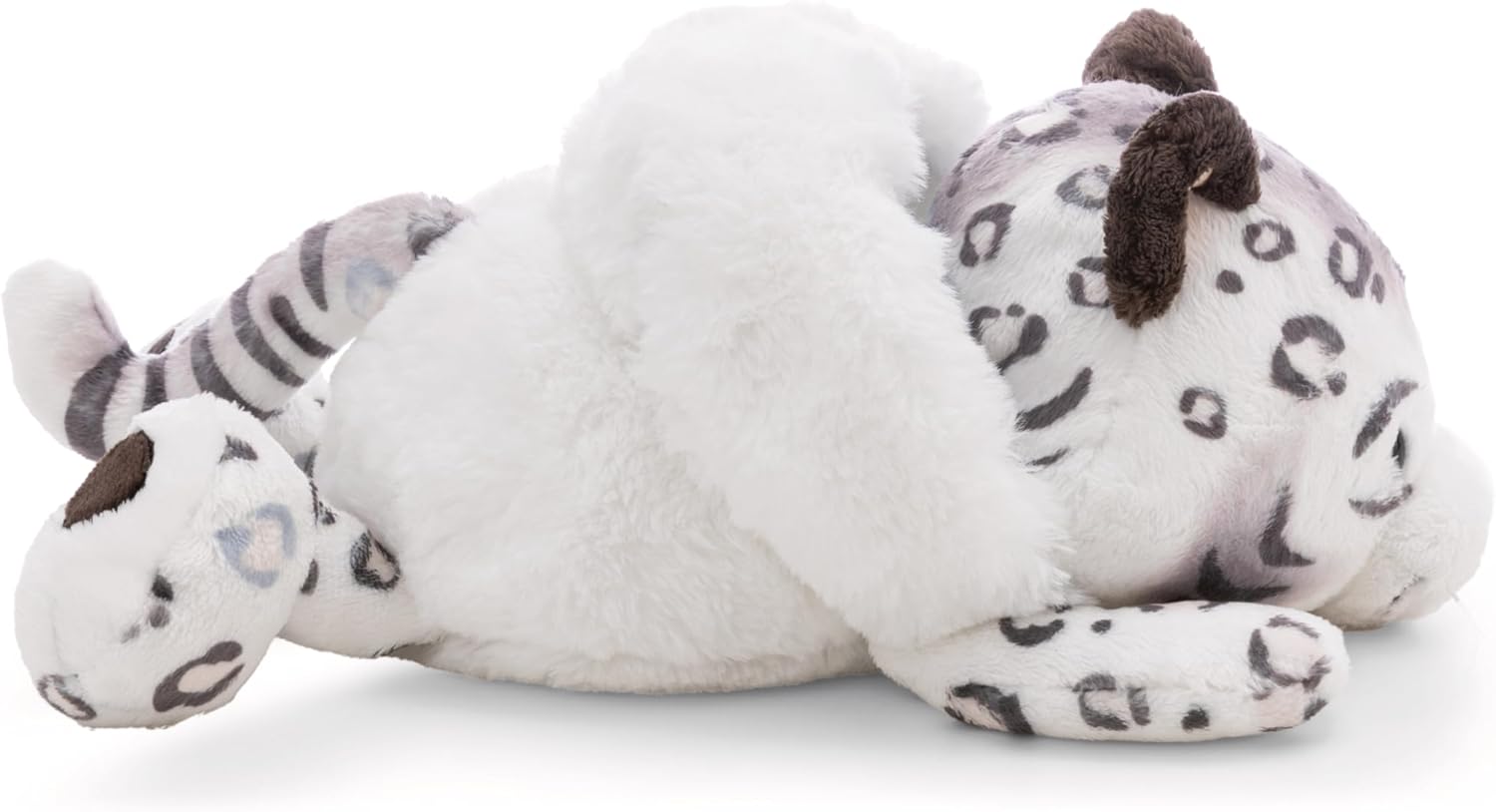 Detalle de NICI Kuscheltier Schneeleopard Eleni Snowbell 45cm – weiß | Weiches Plüschtier zum Kuscheln & Schenken