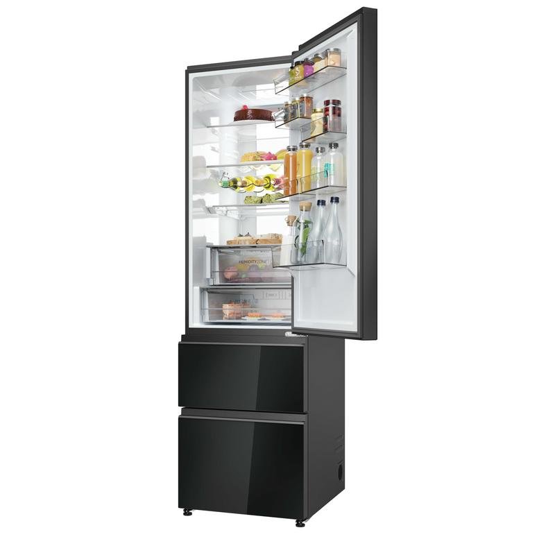 Detalle de Haier HTW7620DNGB combi 414 L No Frost