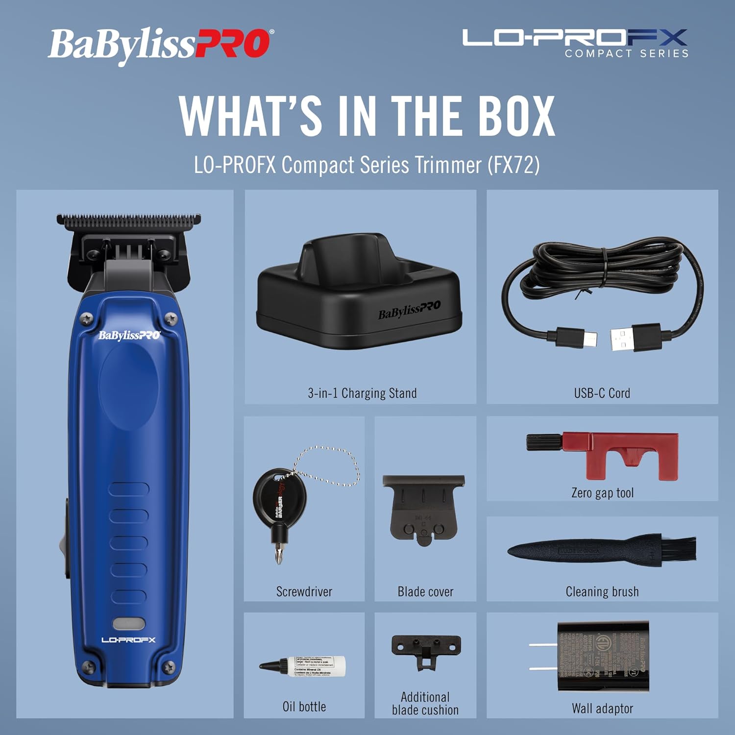 Thumbnail 5 de BaBylissPRO High-Performance Compact LO-PROFX Trimmers for Men