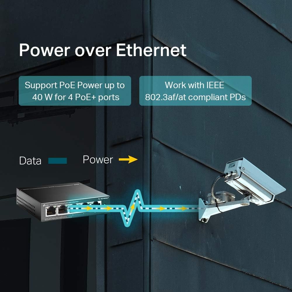 Thumbnail 1 de TP-Link TL-SG1005LP PoE+ 5‑Port Gigabit Switch