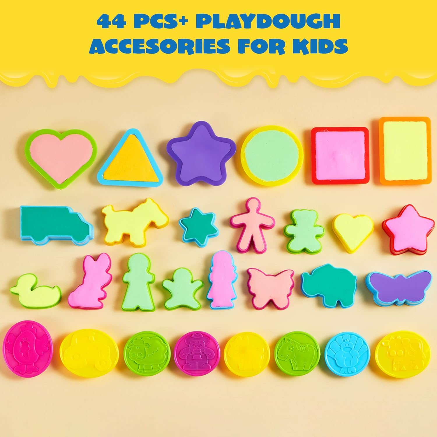 Detalle 2 de JOYIN 44 Clay Tools Set for Kids, 44-piece sculpting kit 🎨