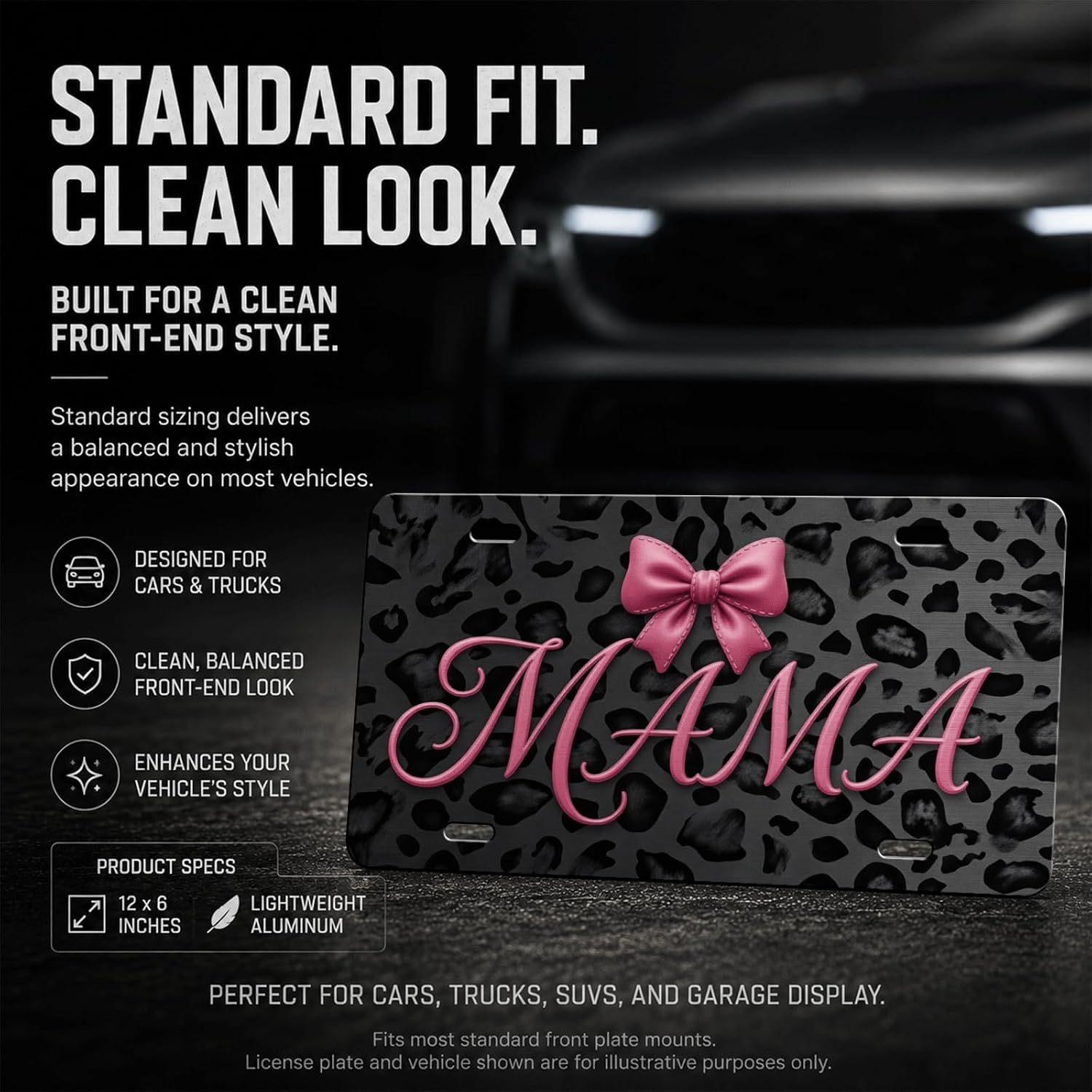 Detalle de Decorative License Plate, Aluminum