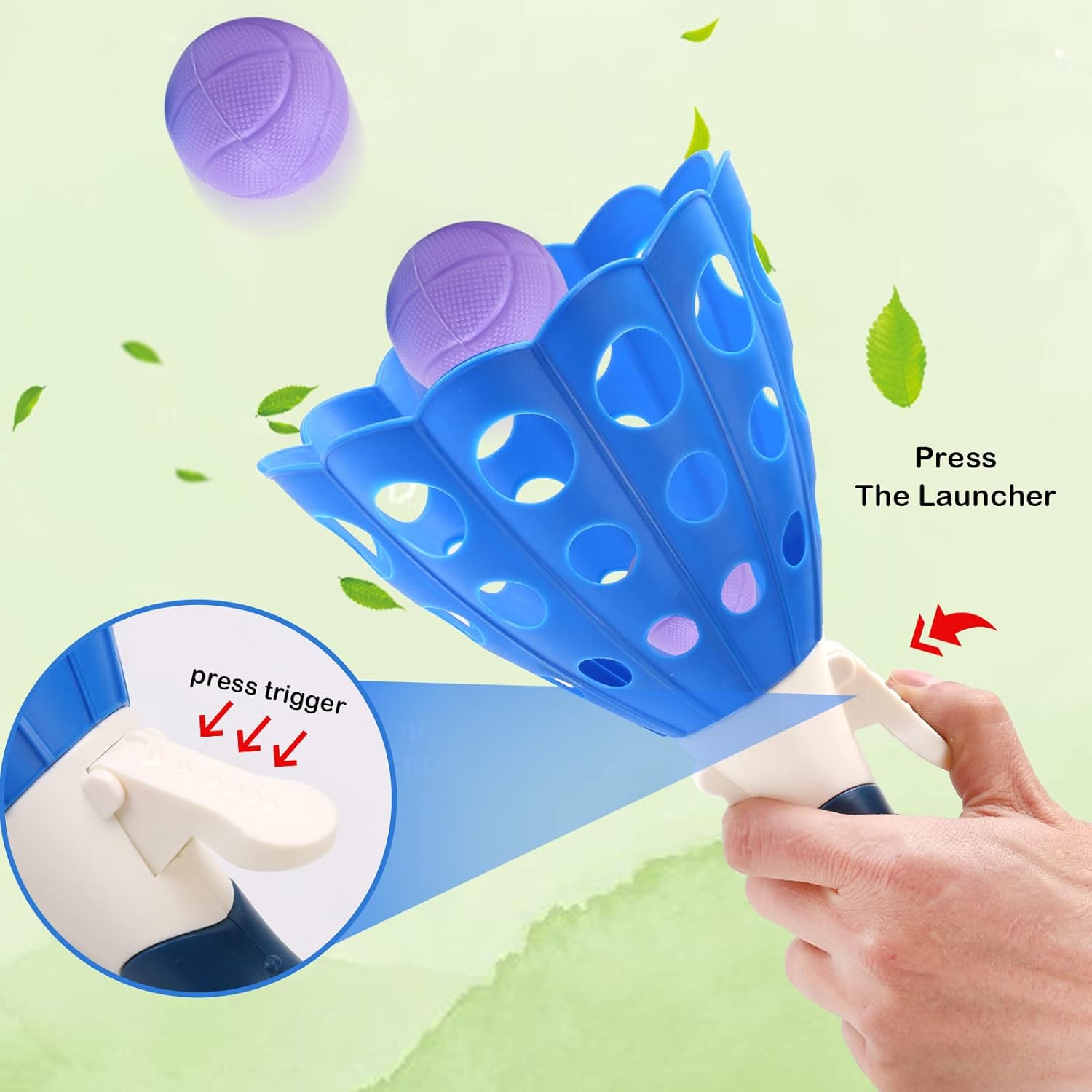 Thumbnail 4 de Lbsel Niños Juego de Lanzamiento con 2 cestas y 10 pelotas 1,3