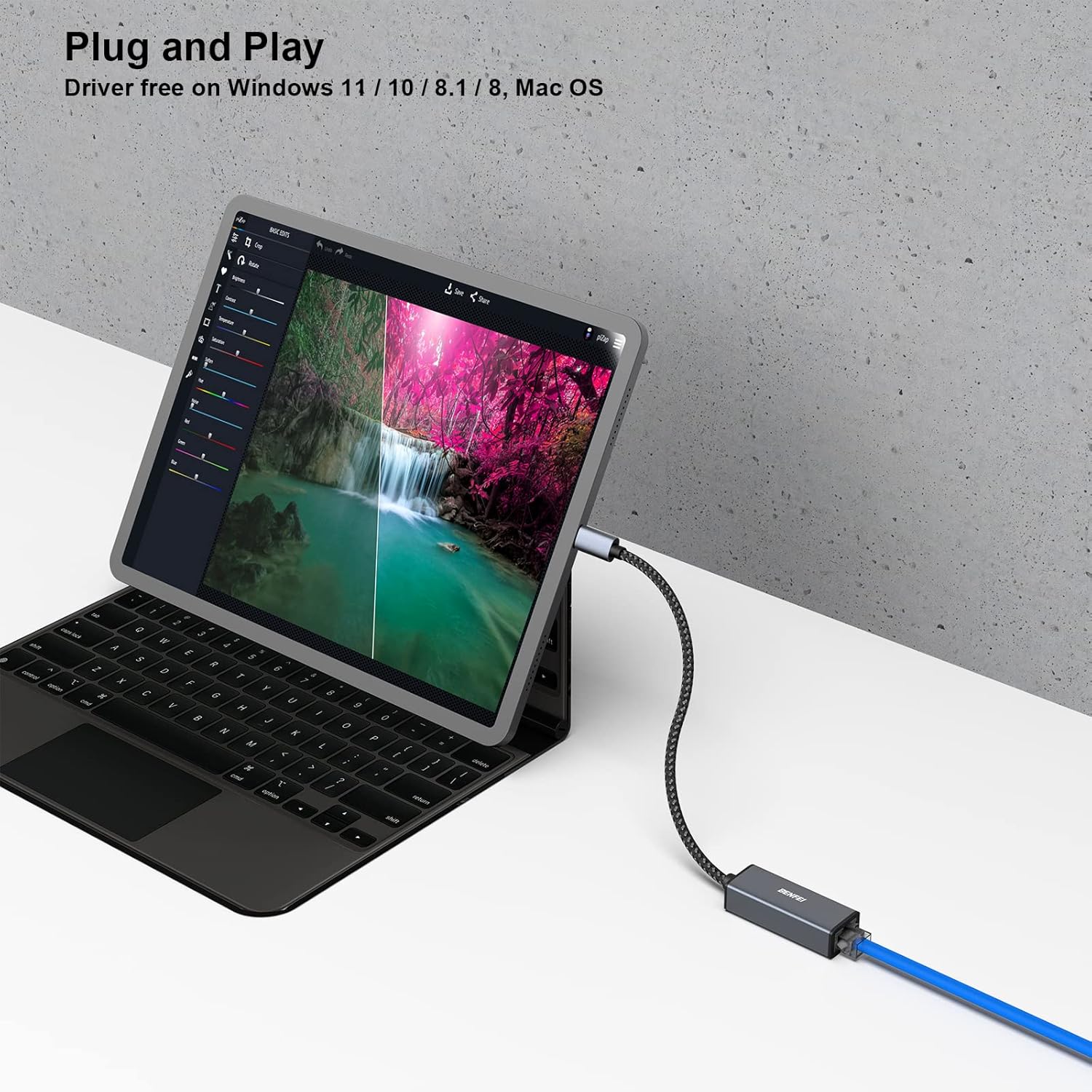 Thumbnail 4 de BENFEI USB-C to Ethernet Adapter 1Gbps 🌐