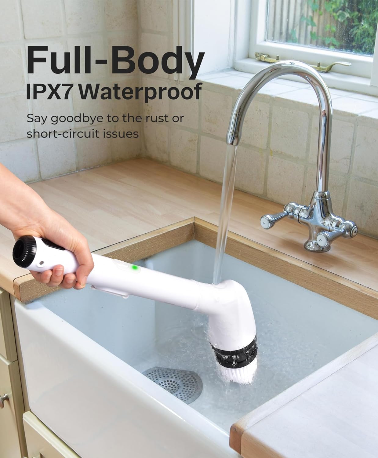 Thumbnail 5 de LyriFine Electric Cleaning Brush 7‑head for shower