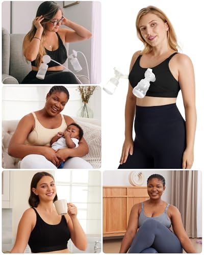 Thumbnail 4 de Momcozy Soutien-Gorge d'Allaitement et de Pompage Mains Libres – 2 en 1